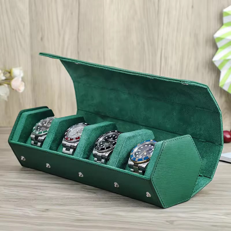 4 Slots Watch Roll Holder