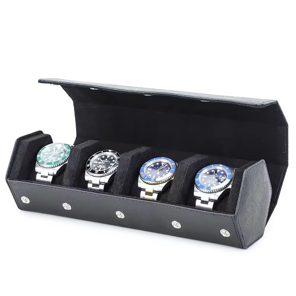 4 Slots Watch Roll Holder