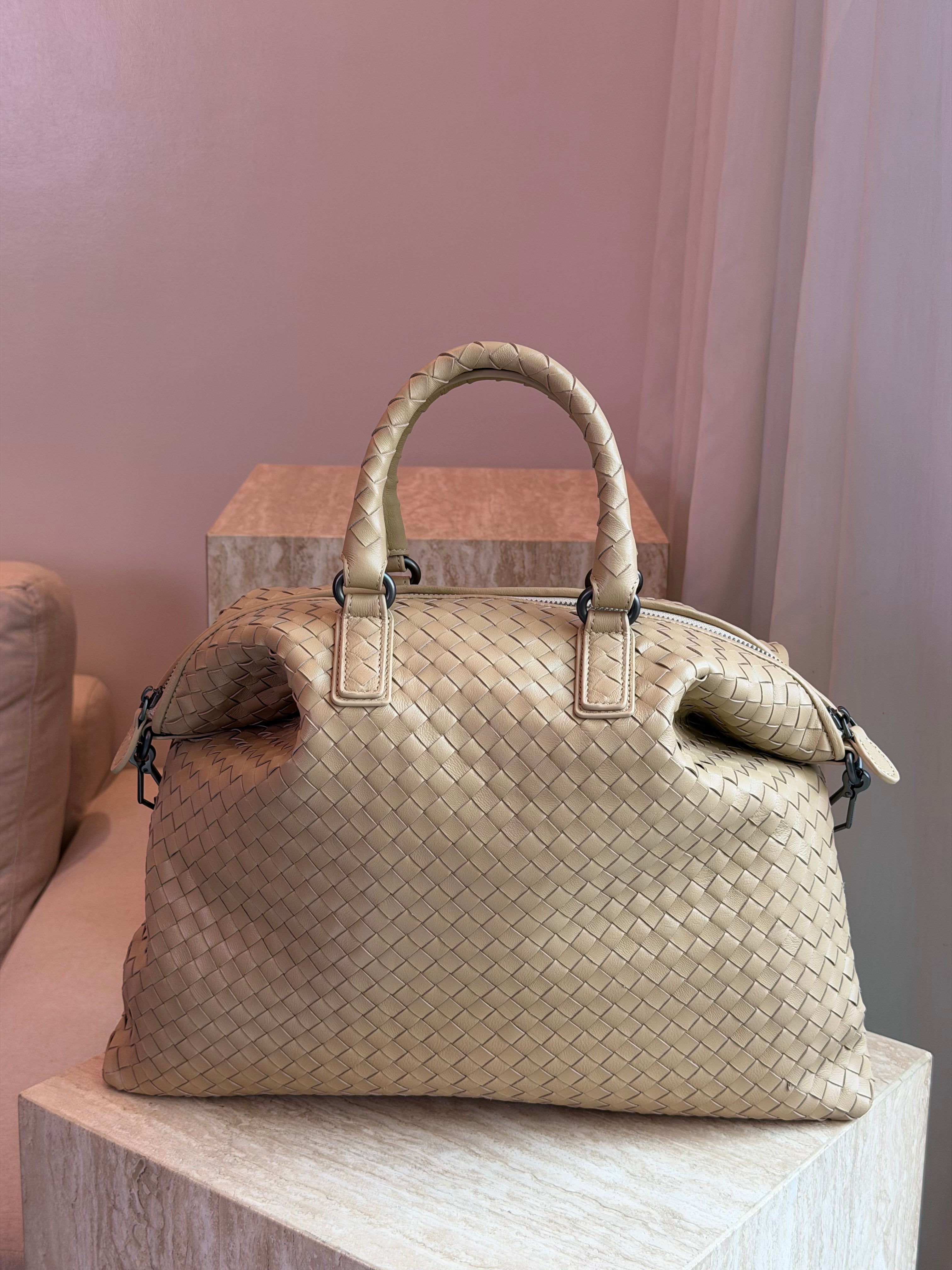 Mckenzie Medium Convertible Woven Tote Bag