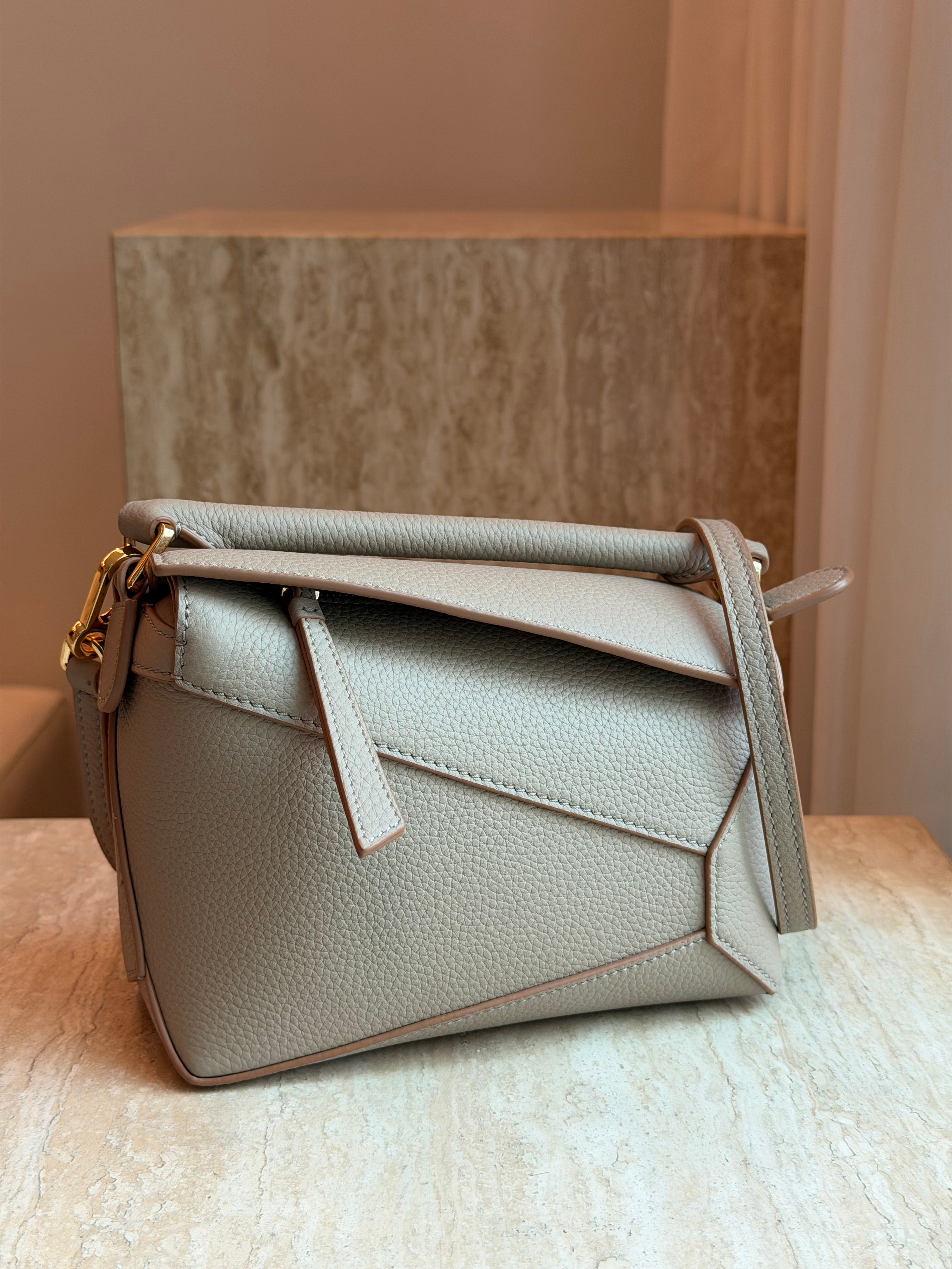 Geometric Bag Mini Hand Stitched