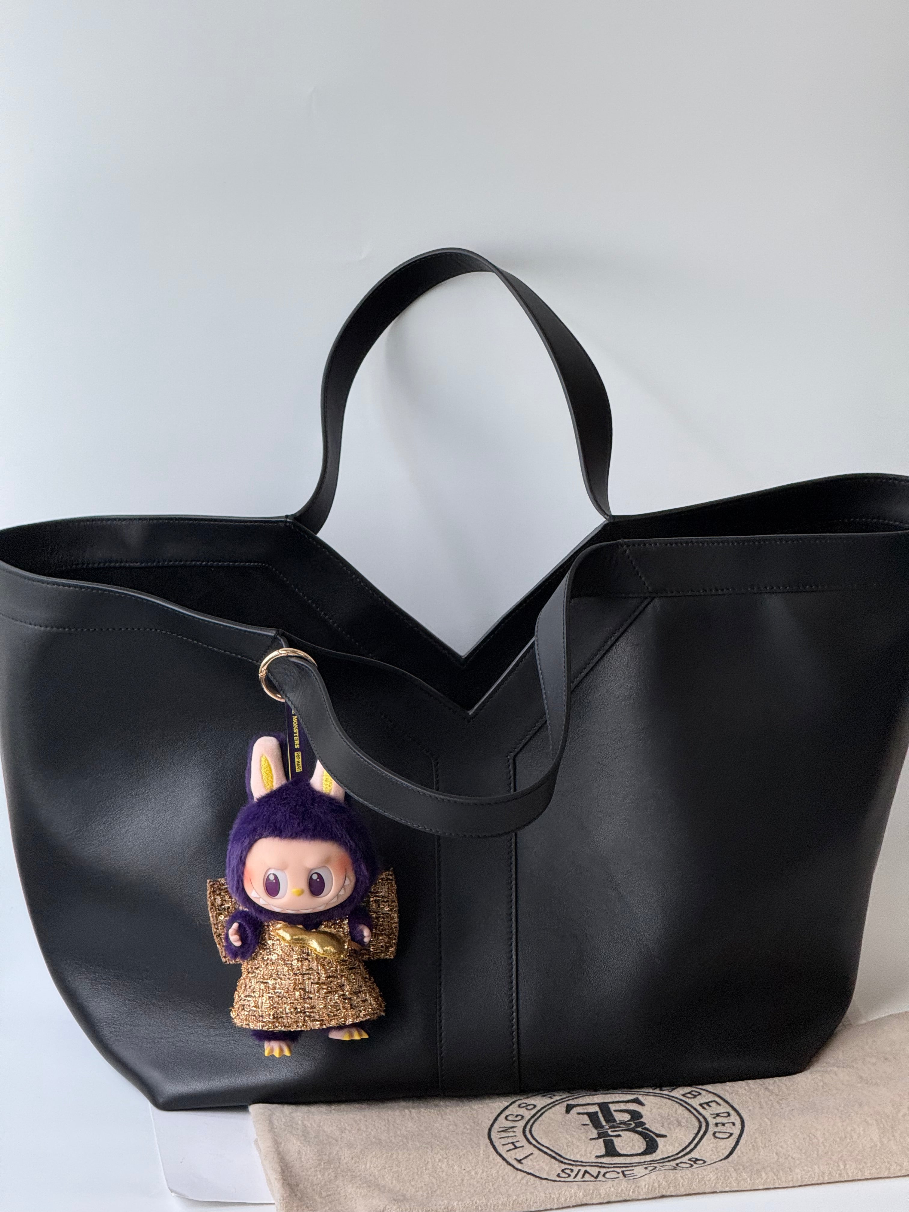 Y Tote Hand Stitched