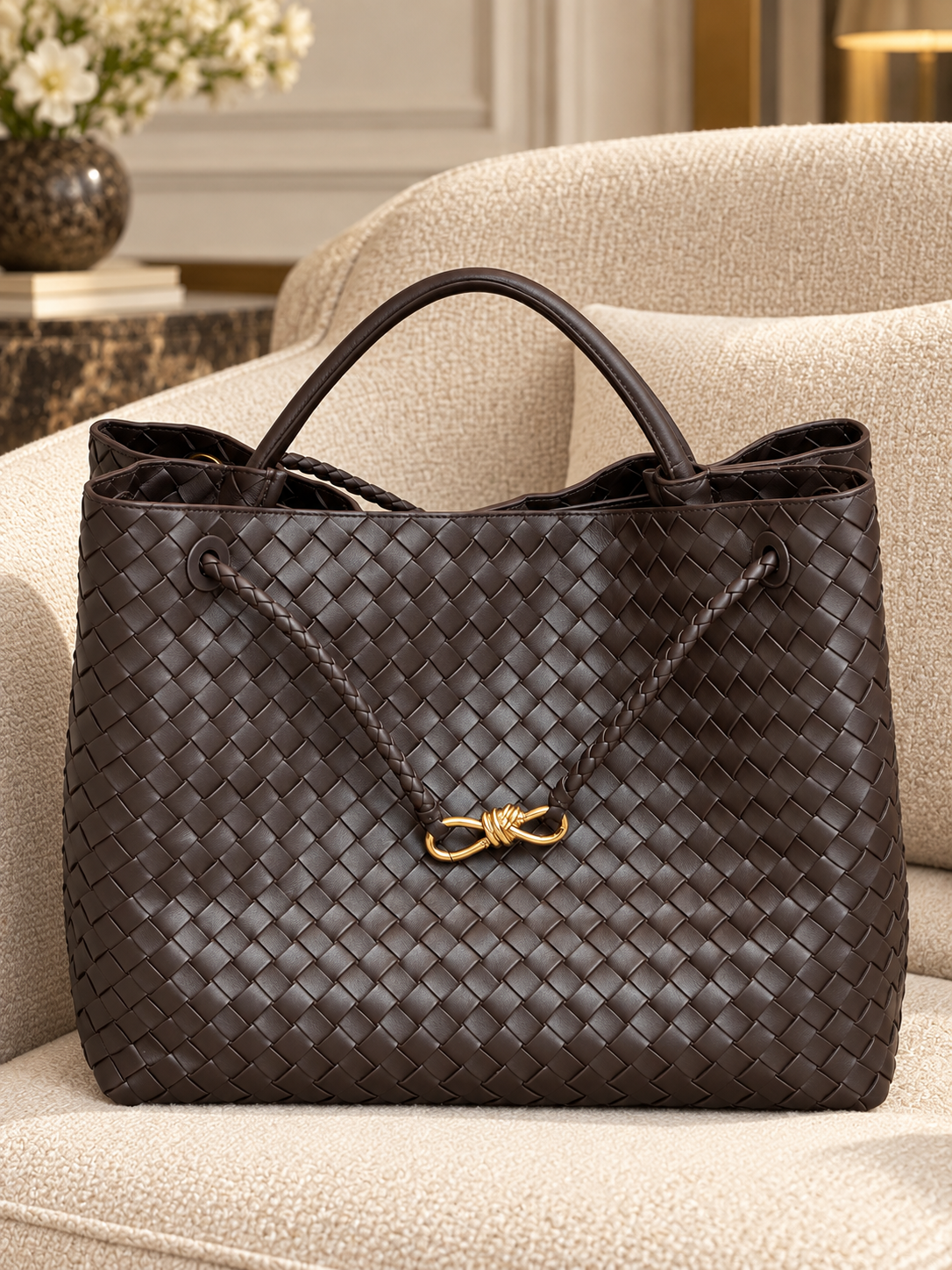 McKenzie Handwoven Bow Bag