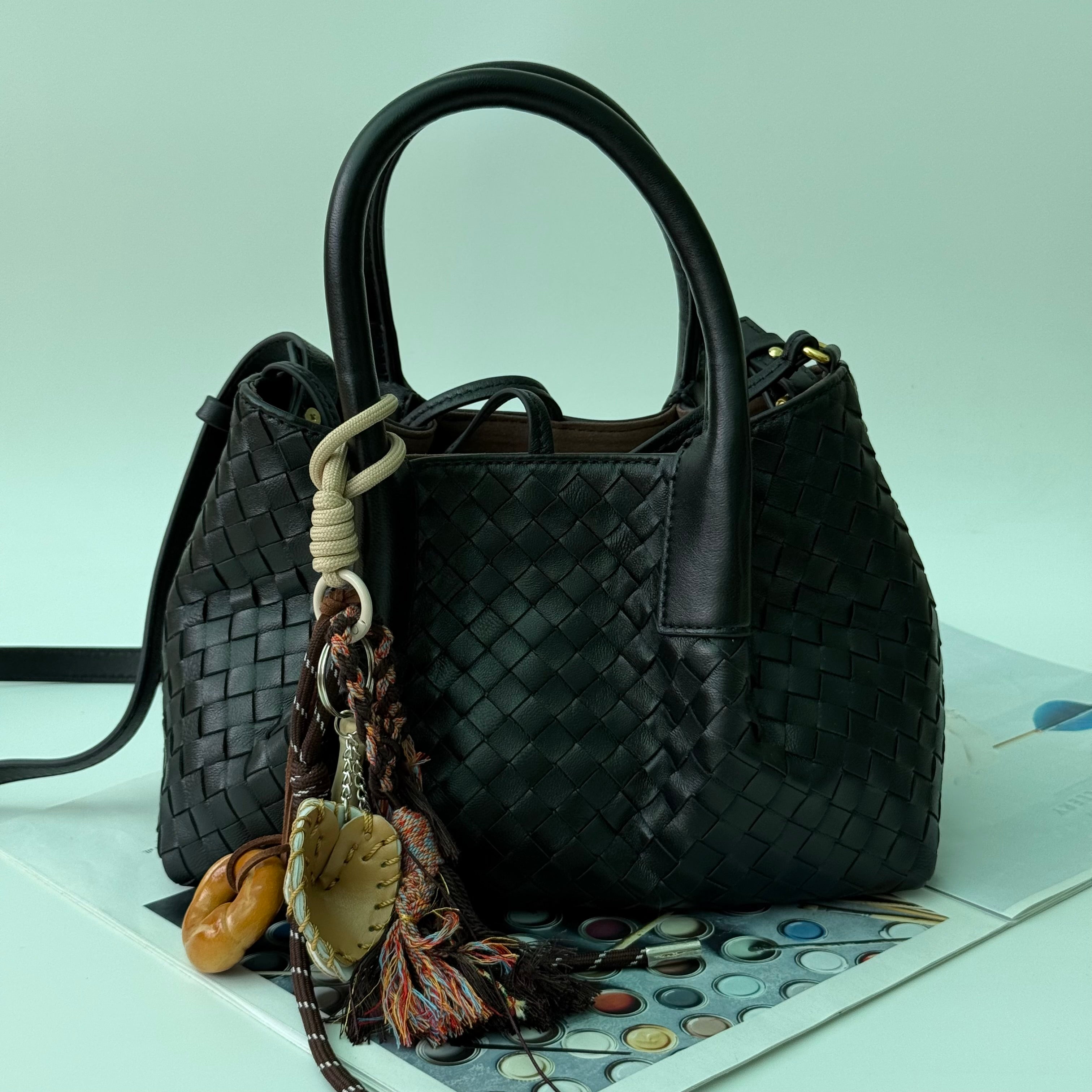 Mckenzie Midi Woven Tote