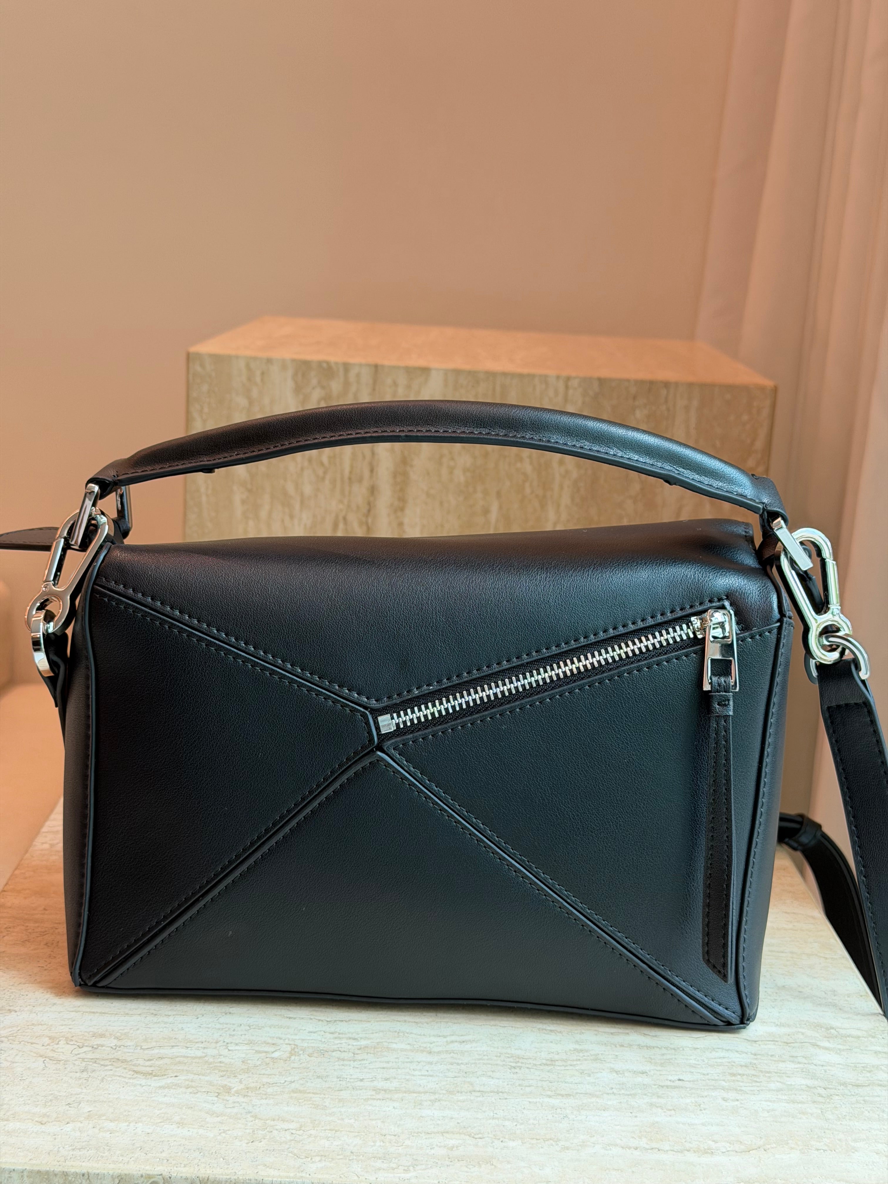 Geometric Fringe Bag