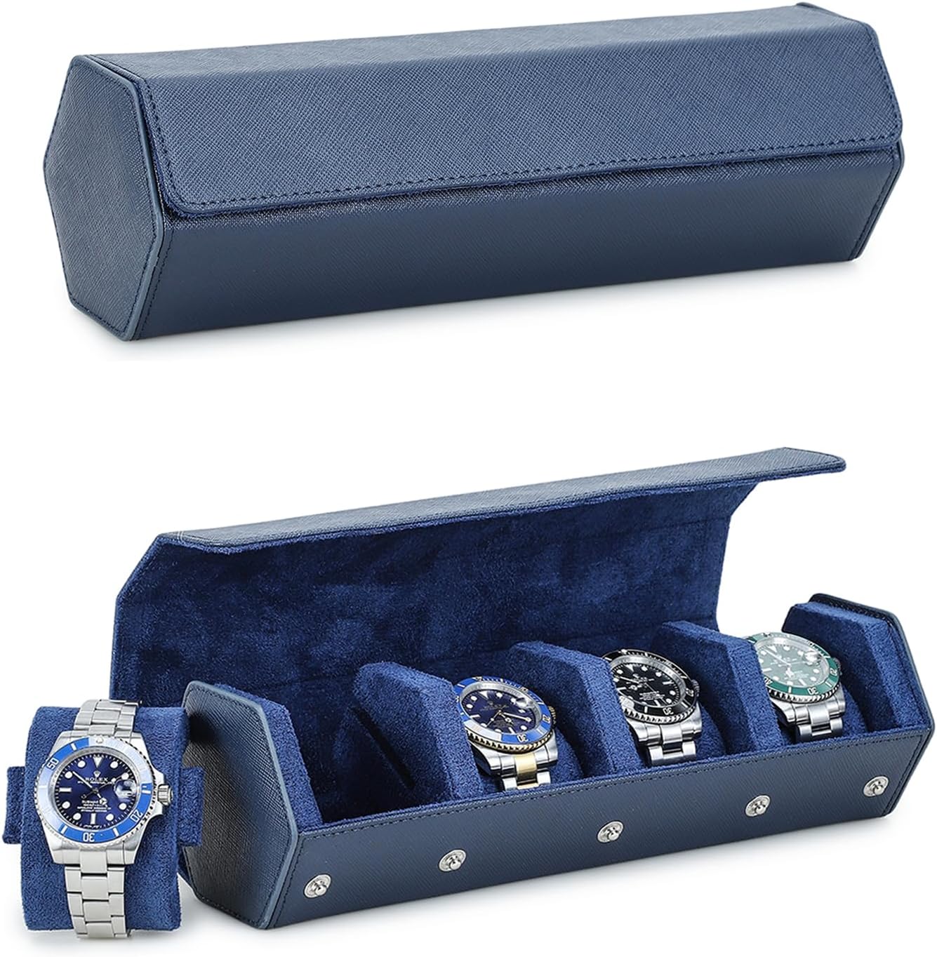 4 Slots Watch Roll Holder