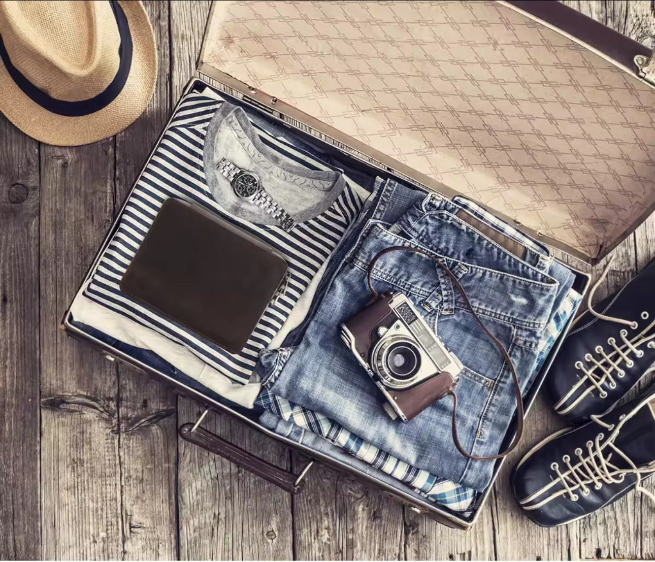 4 Slots Watch Roll Holder