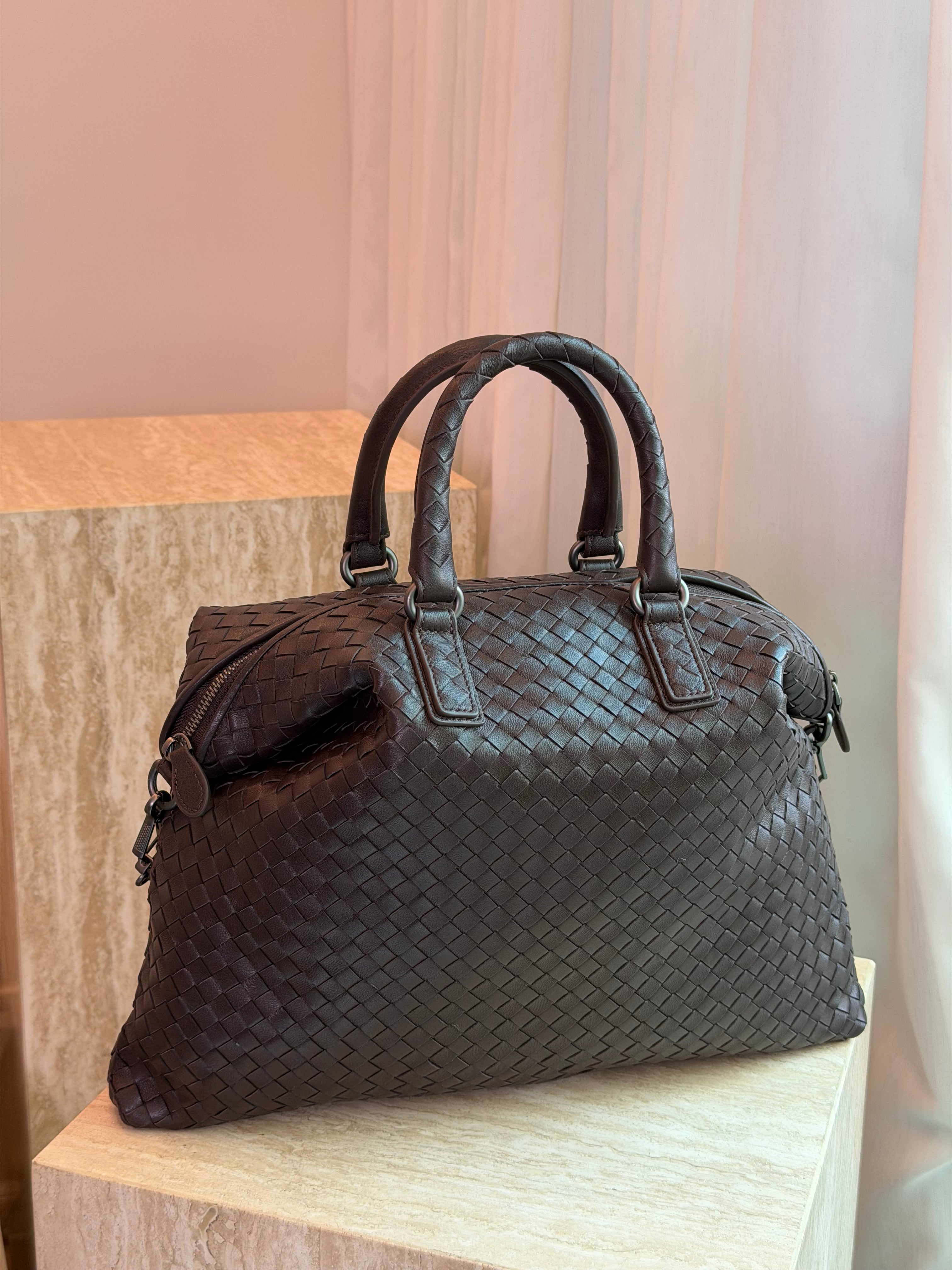 Mckenzie Medium Convertible Woven Tote Bag