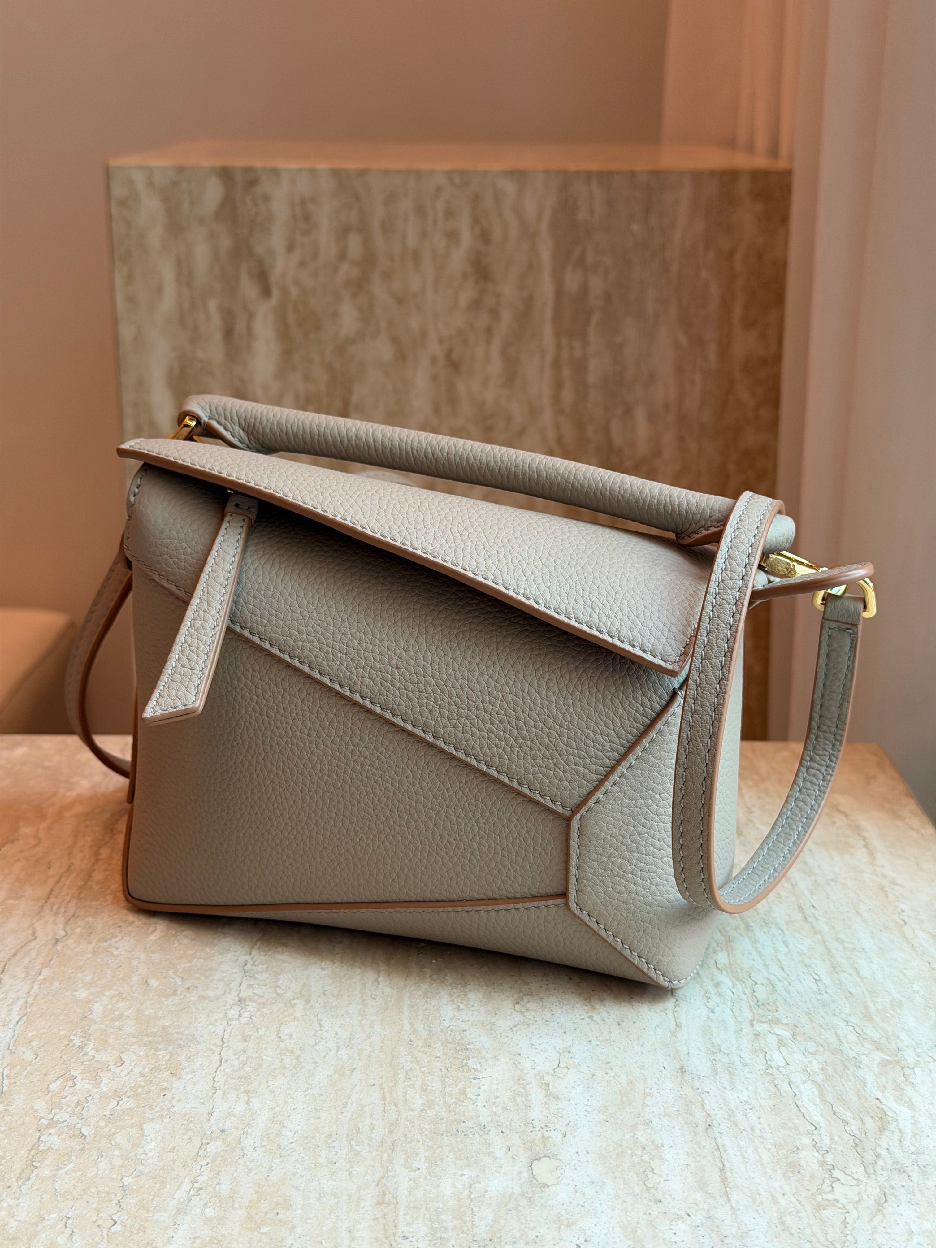Geometric Bag Mini Hand Stitched