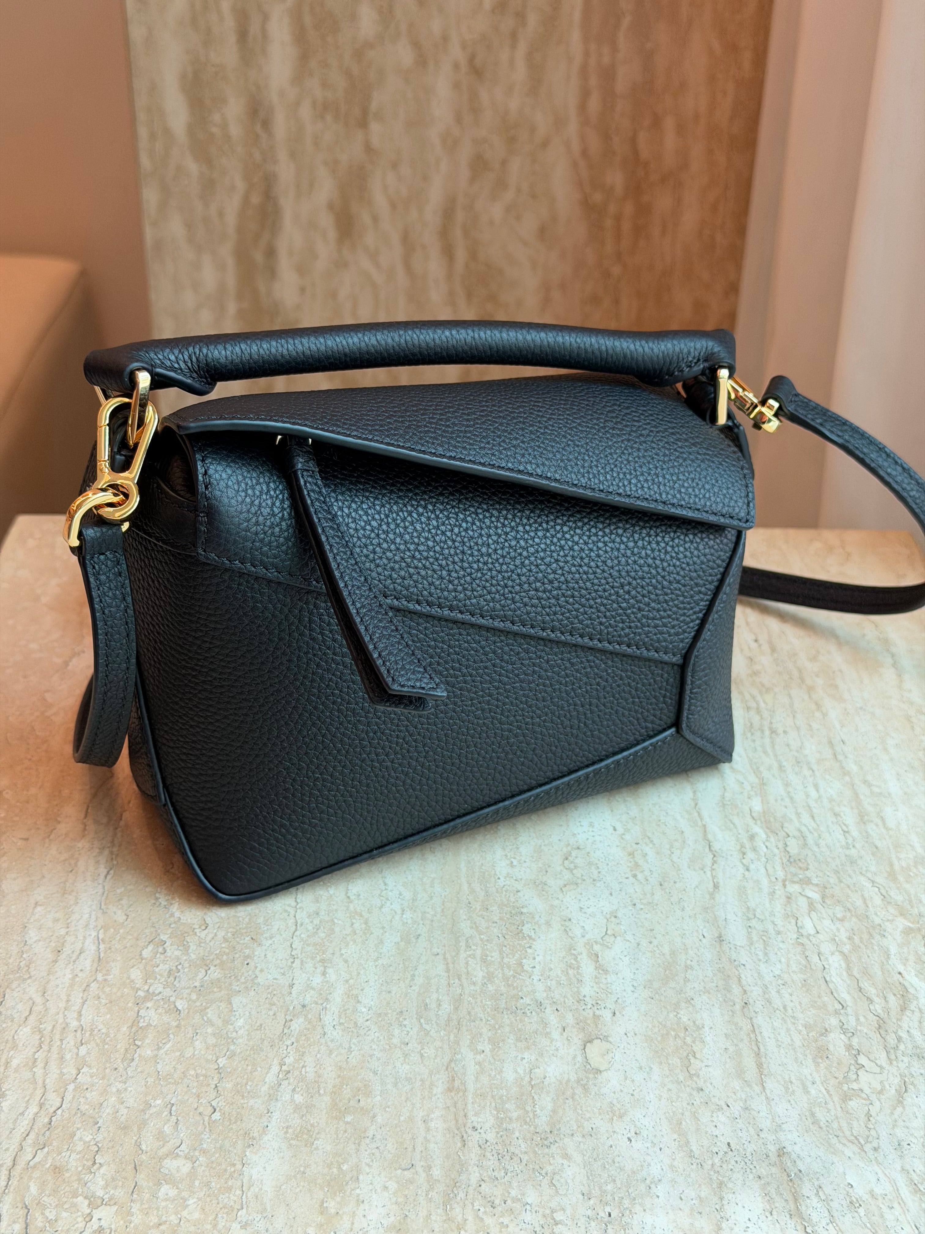 Geometric Bag Mini Hand Stitched