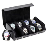 Genuine Leather Watch Roll 8 Slots