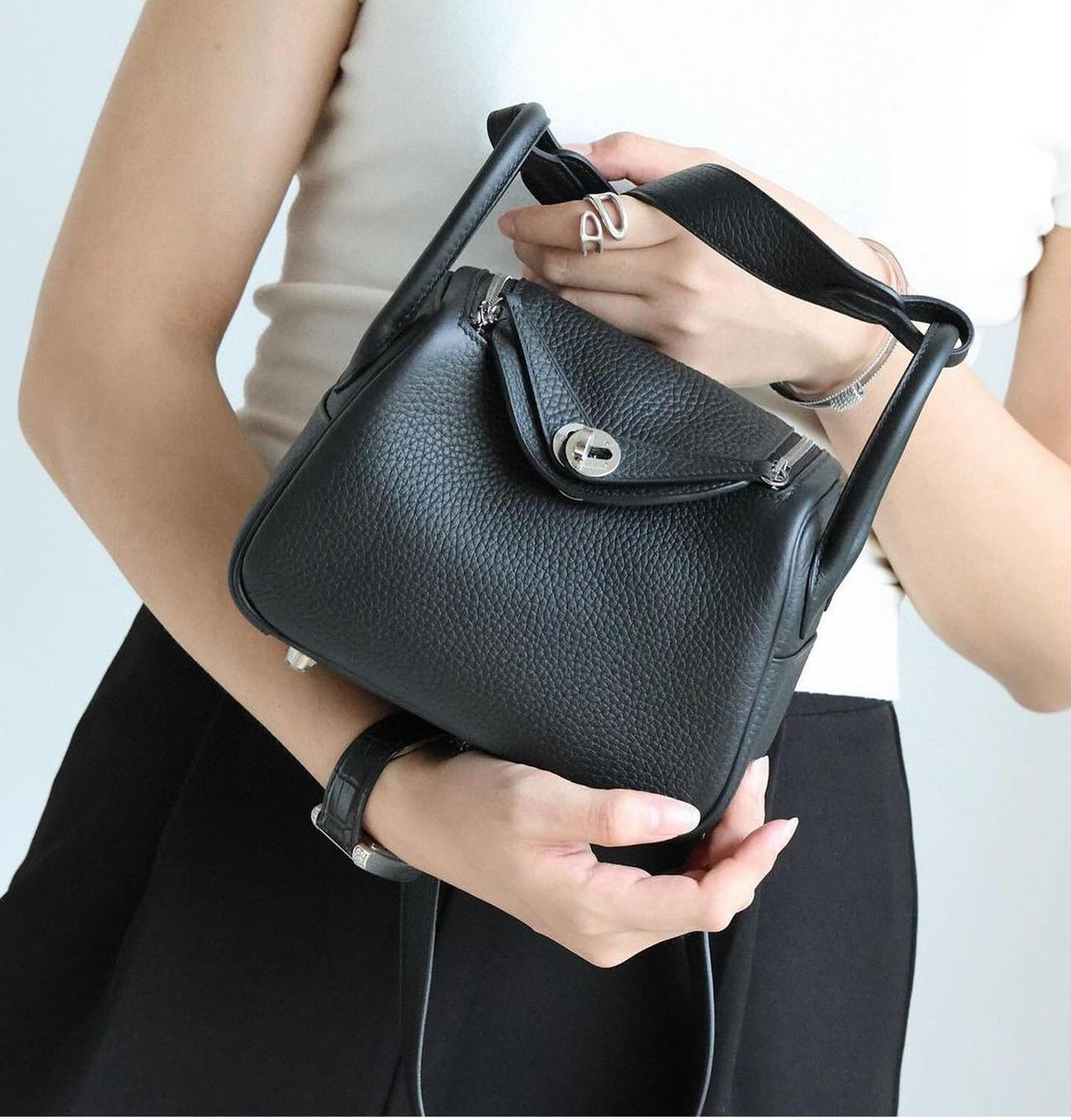 Madison Premium Leather Tote Mini