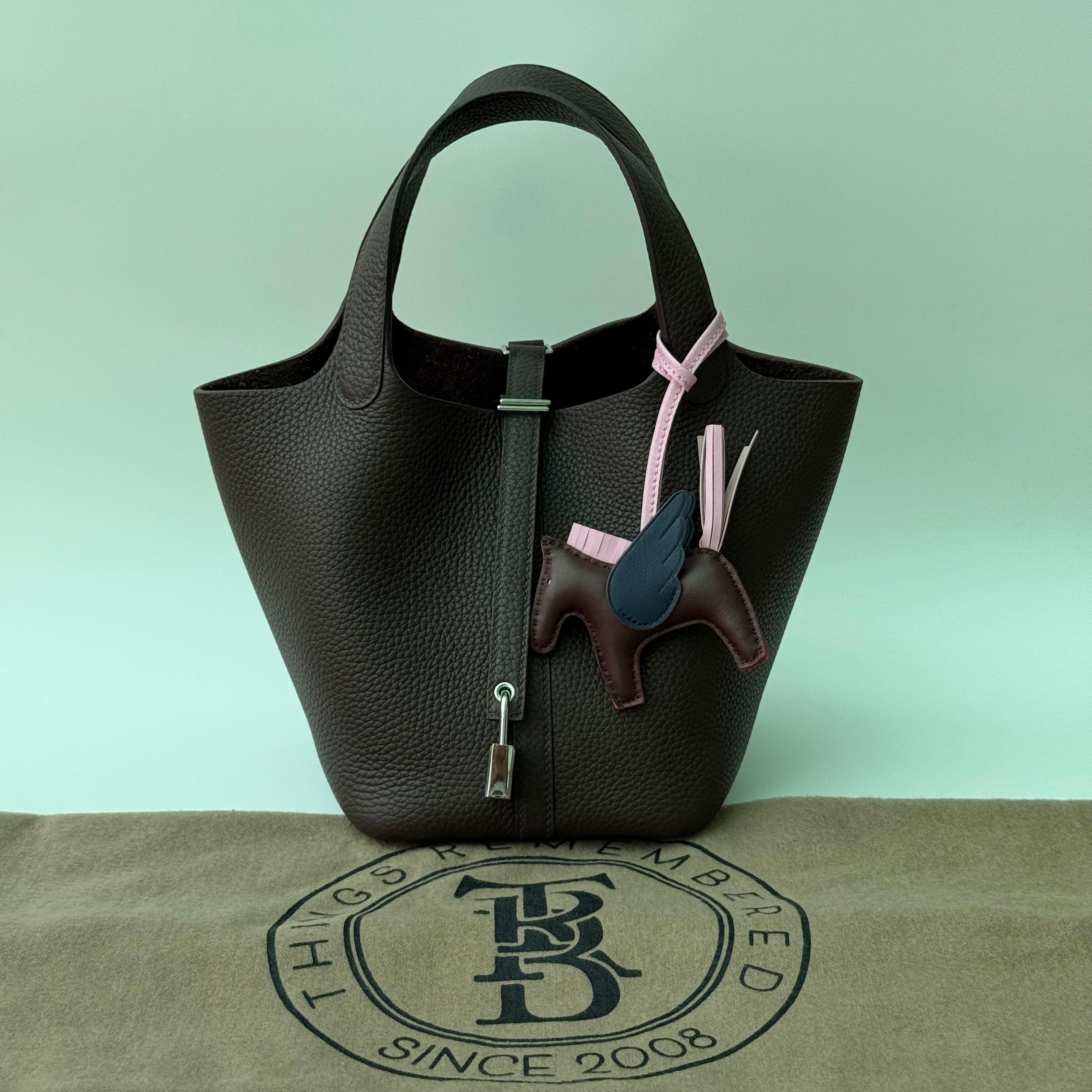 Elisabetta Slouch Bag Handstitched 18/22cm