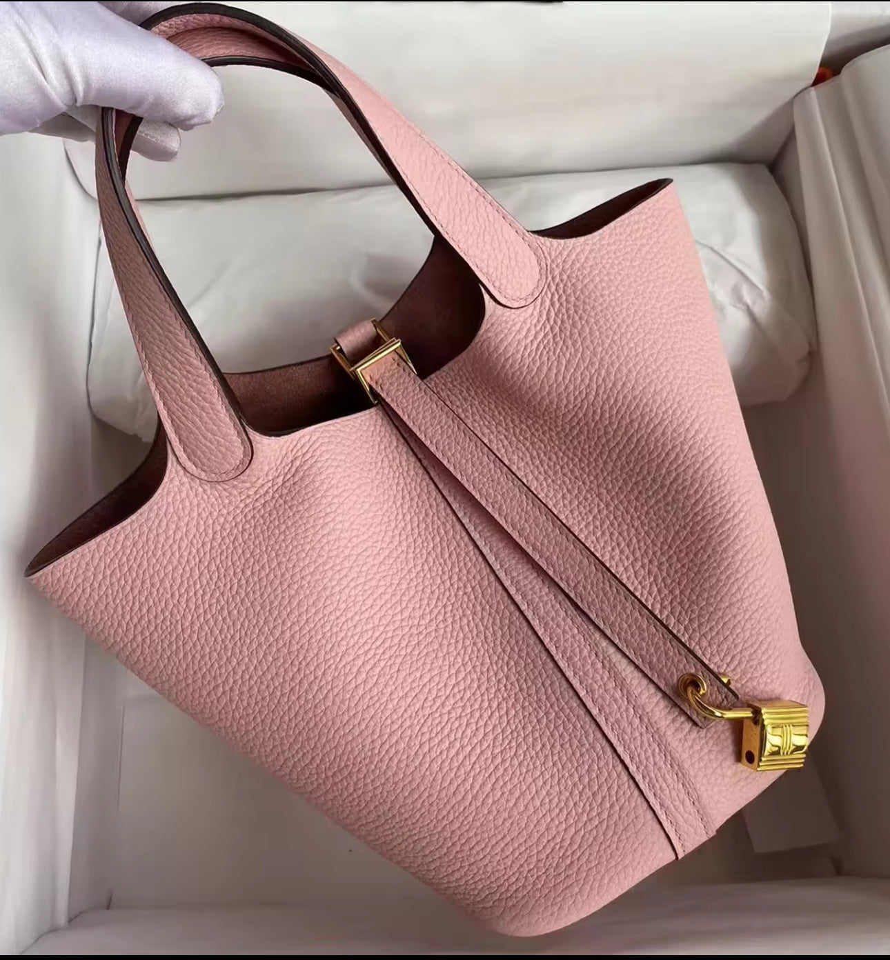 Elisabetta Slouch Bag Handstitched 18/22cm