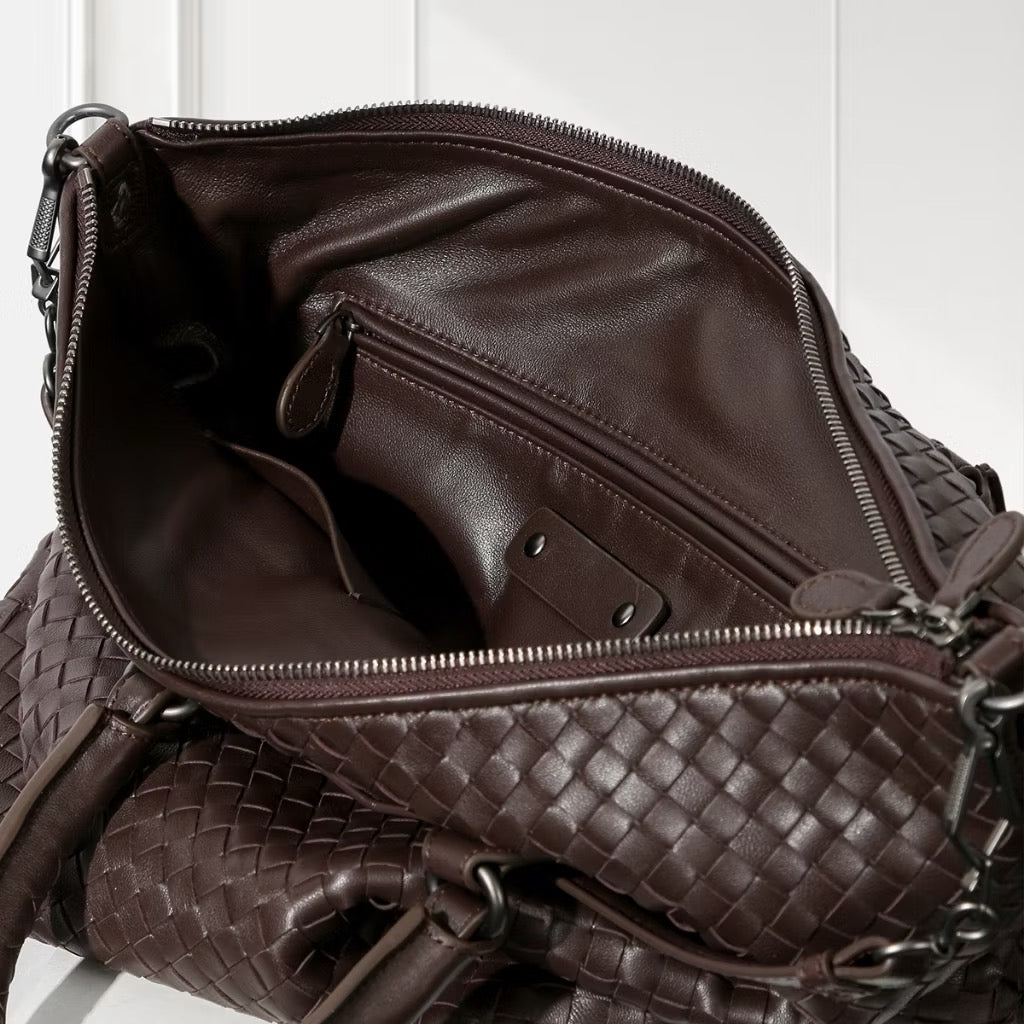 Mckenzie Medium Convertible Woven Tote Bag