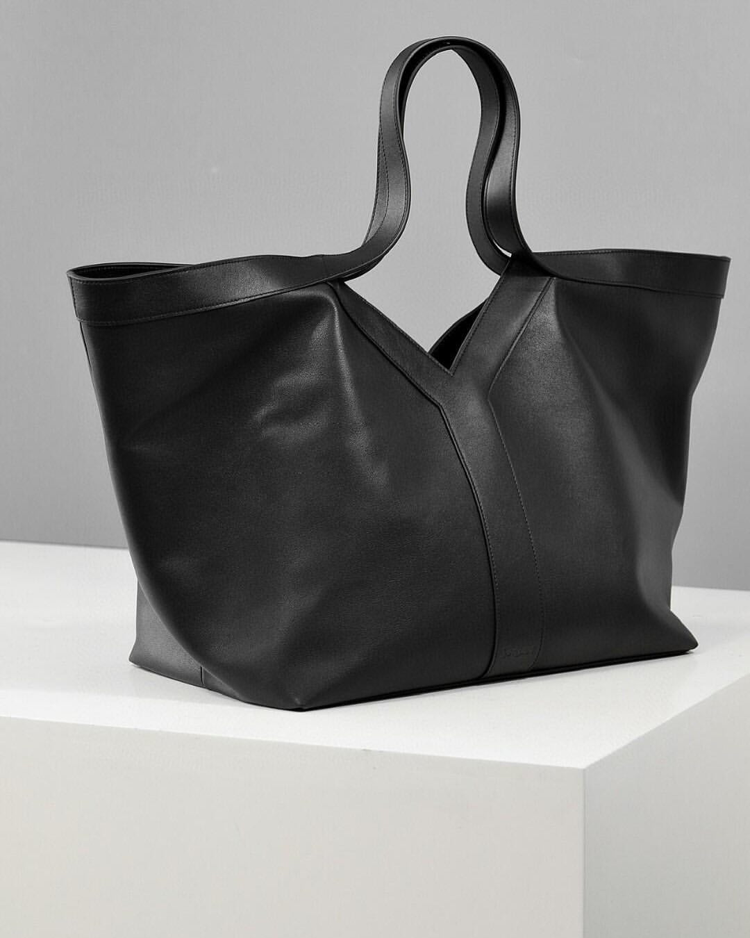 Y Tote Hand Stitched