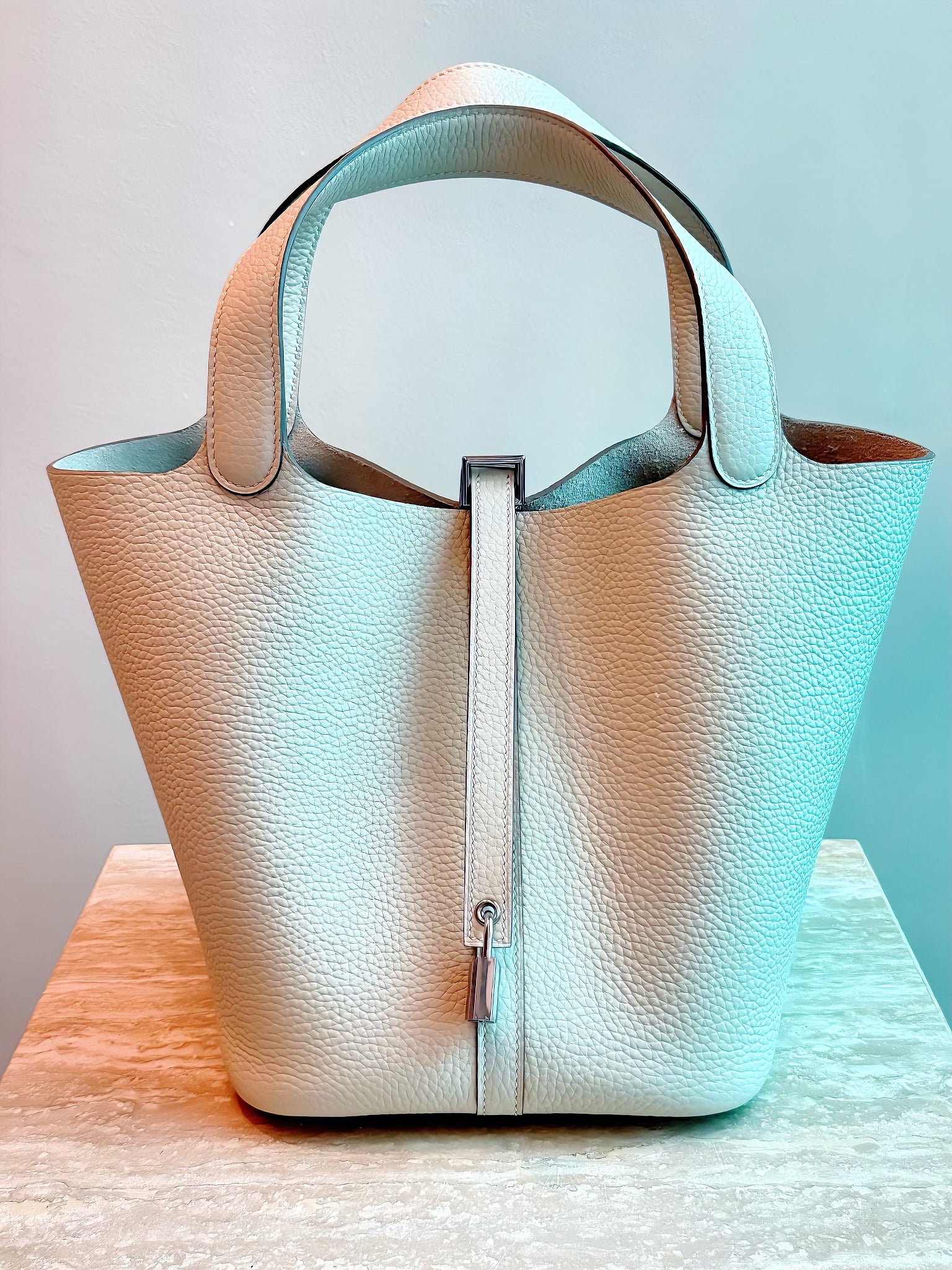 Elisabetta Slouch Bag Handstitched 18/22cm