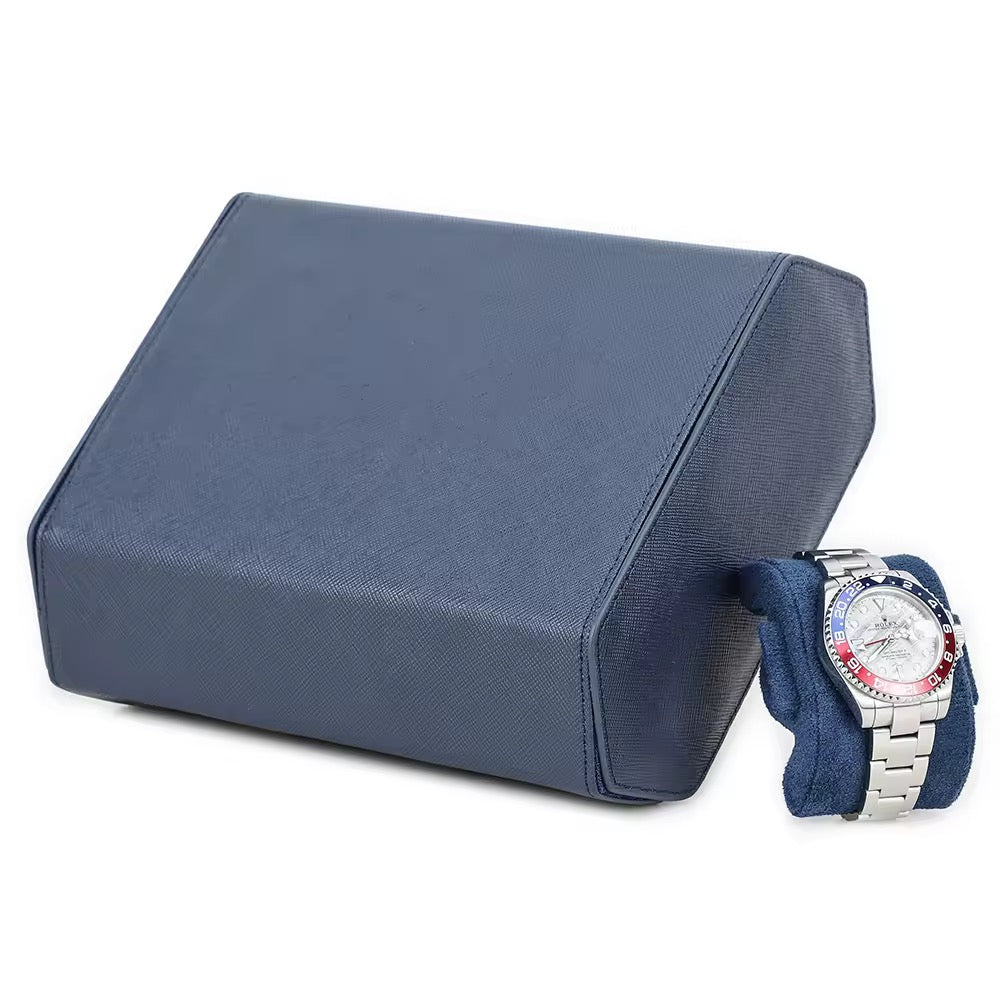 Genuine Leather Watch Roll 6 Slots