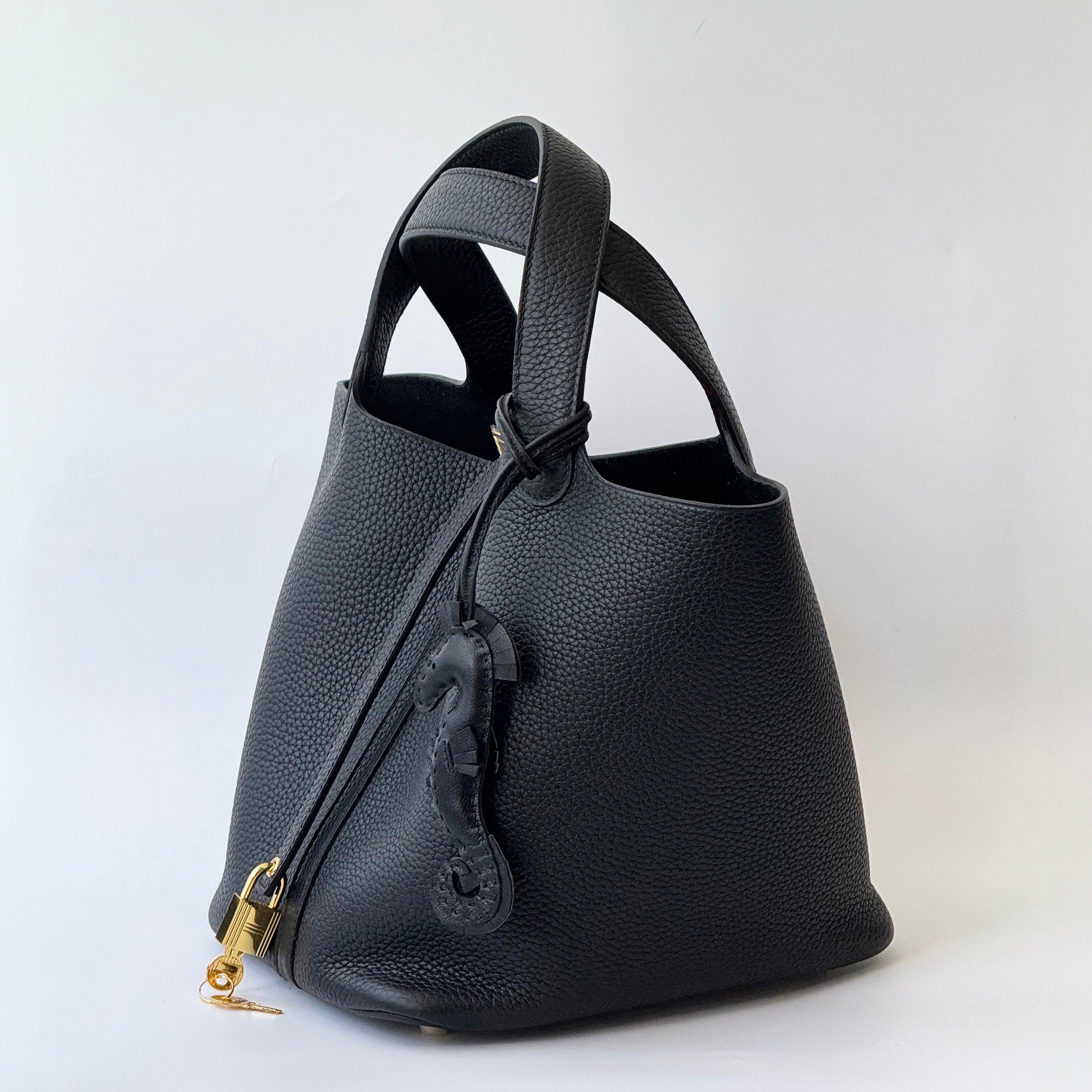 Elisabetta Slouch Bag Handstitched 18/22cm