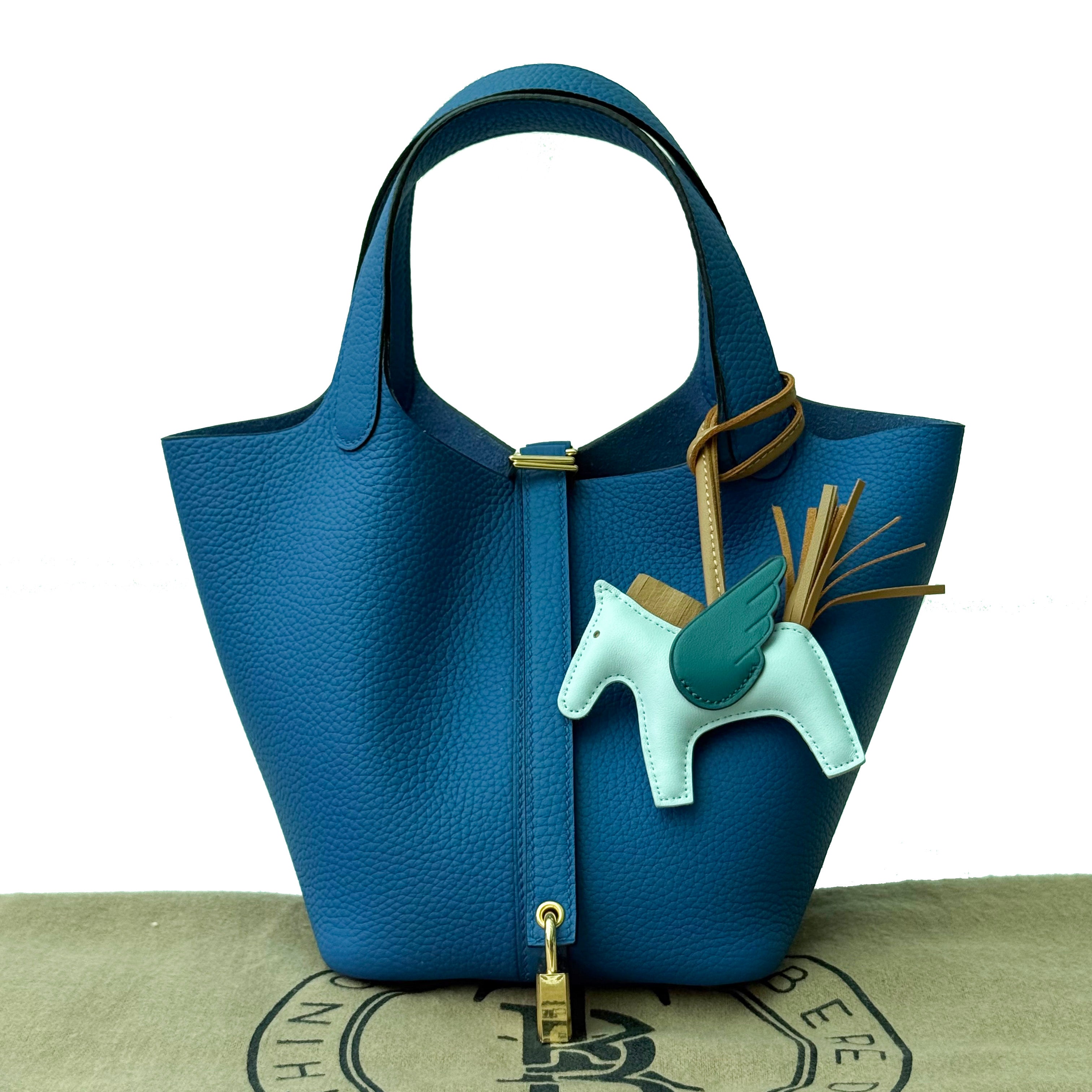 Elisabetta Slouch Bag Handstitched 18/22cm