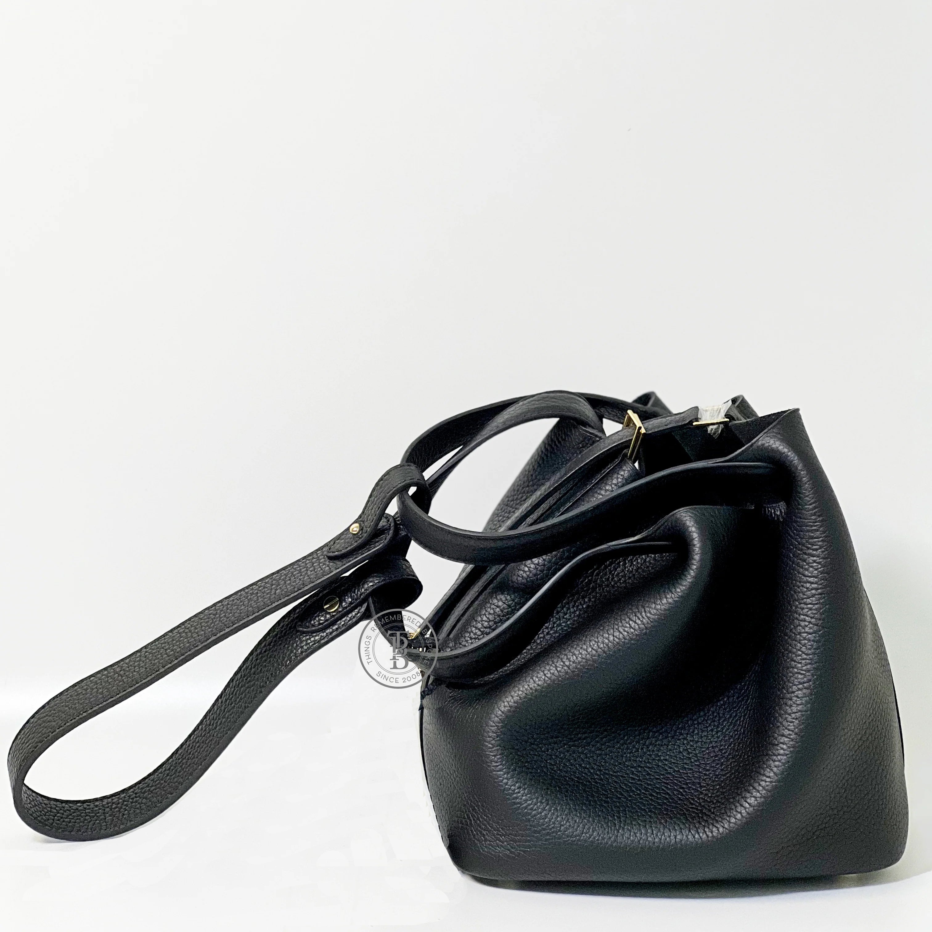 Elisabetta Slouch Bag Handstitched 18/22cm
