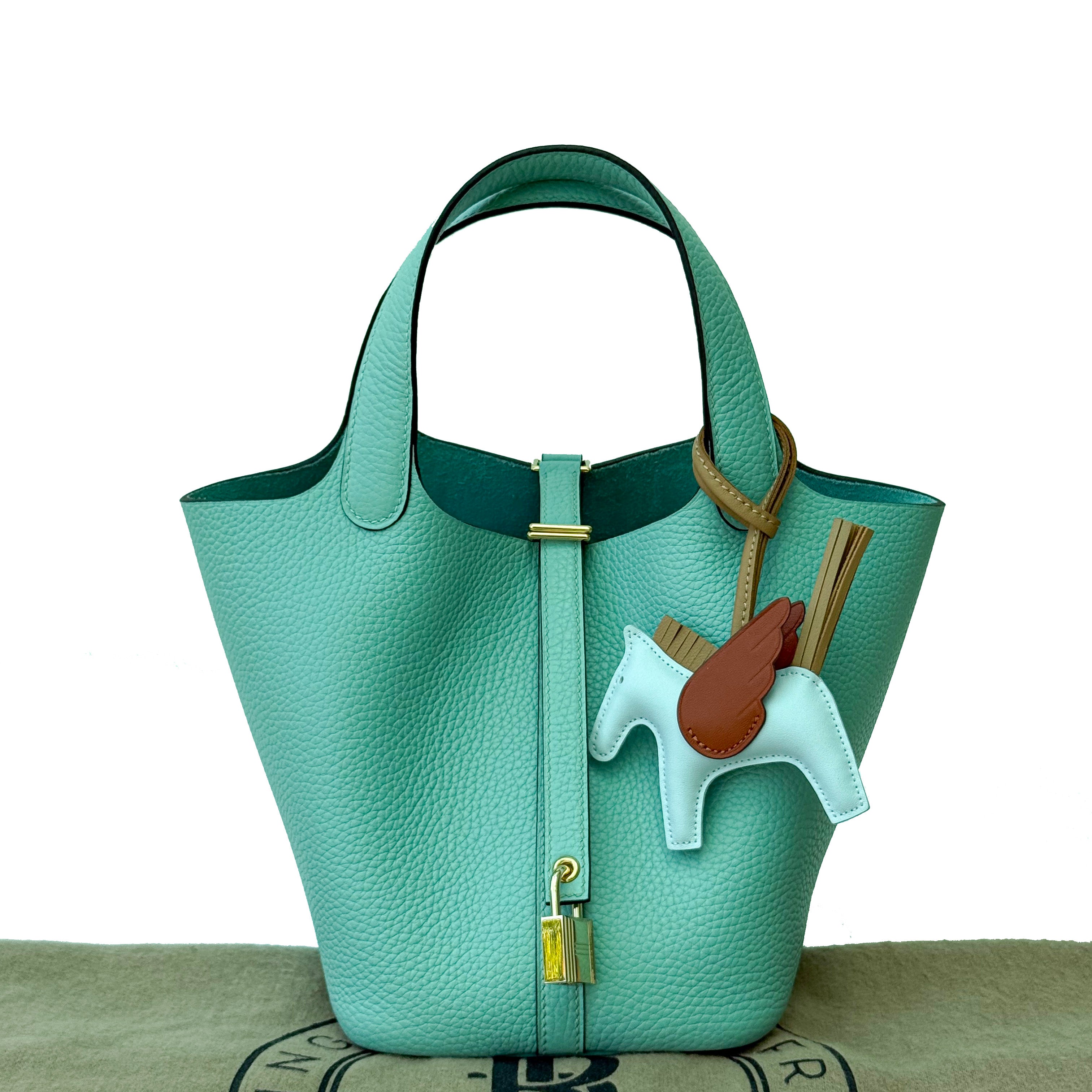 Elisabetta Slouch Bag Handstitched 18/22cm