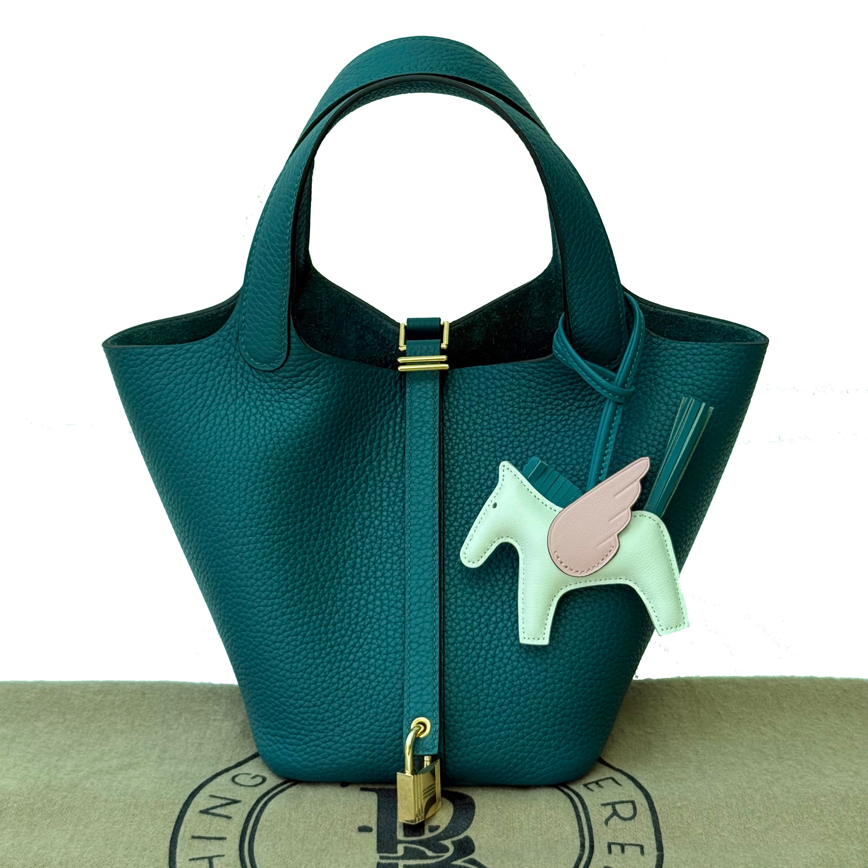 Elisabetta Slouch Bag Handstitched 18/22cm