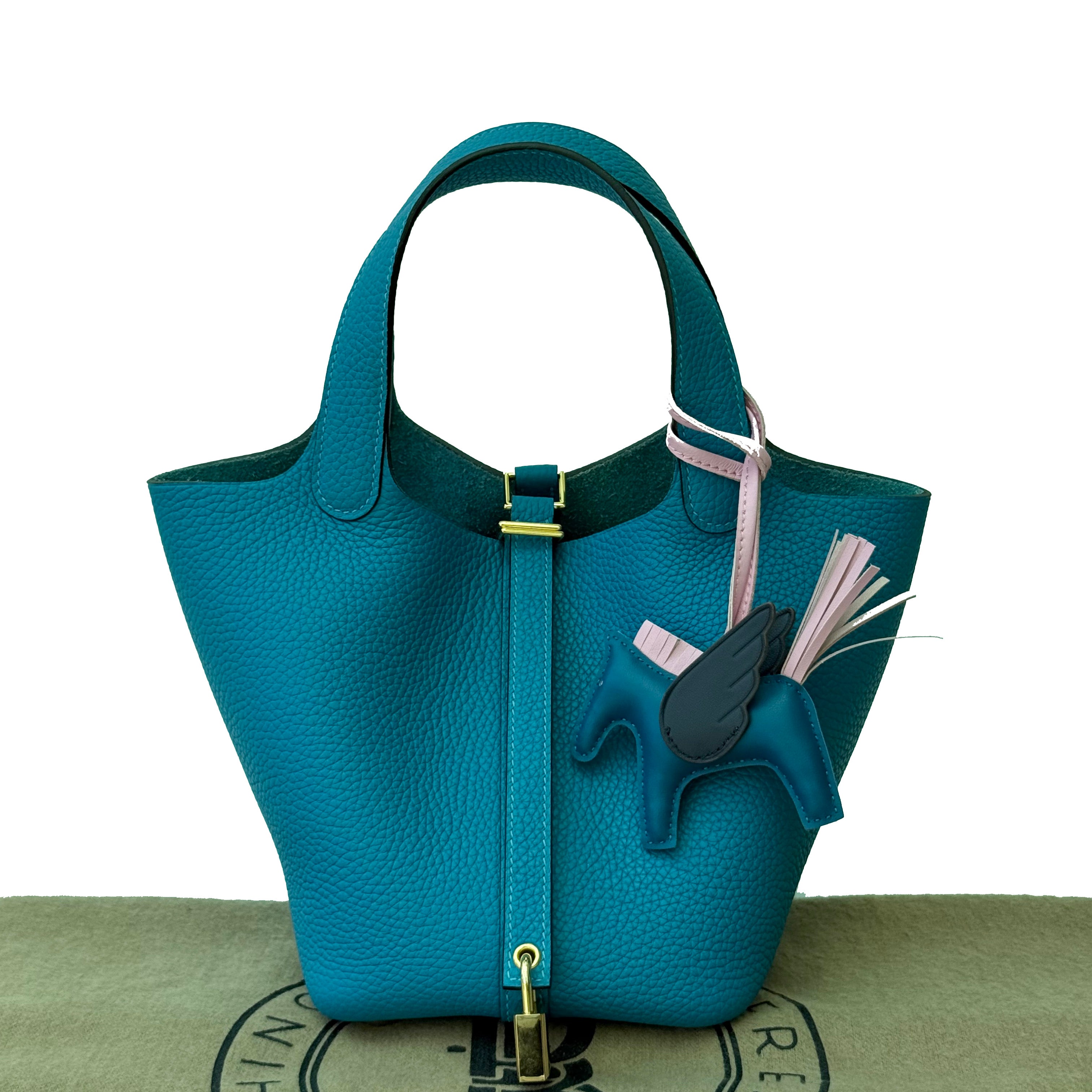 Elisabetta Slouch Bag Handstitched 18/22cm