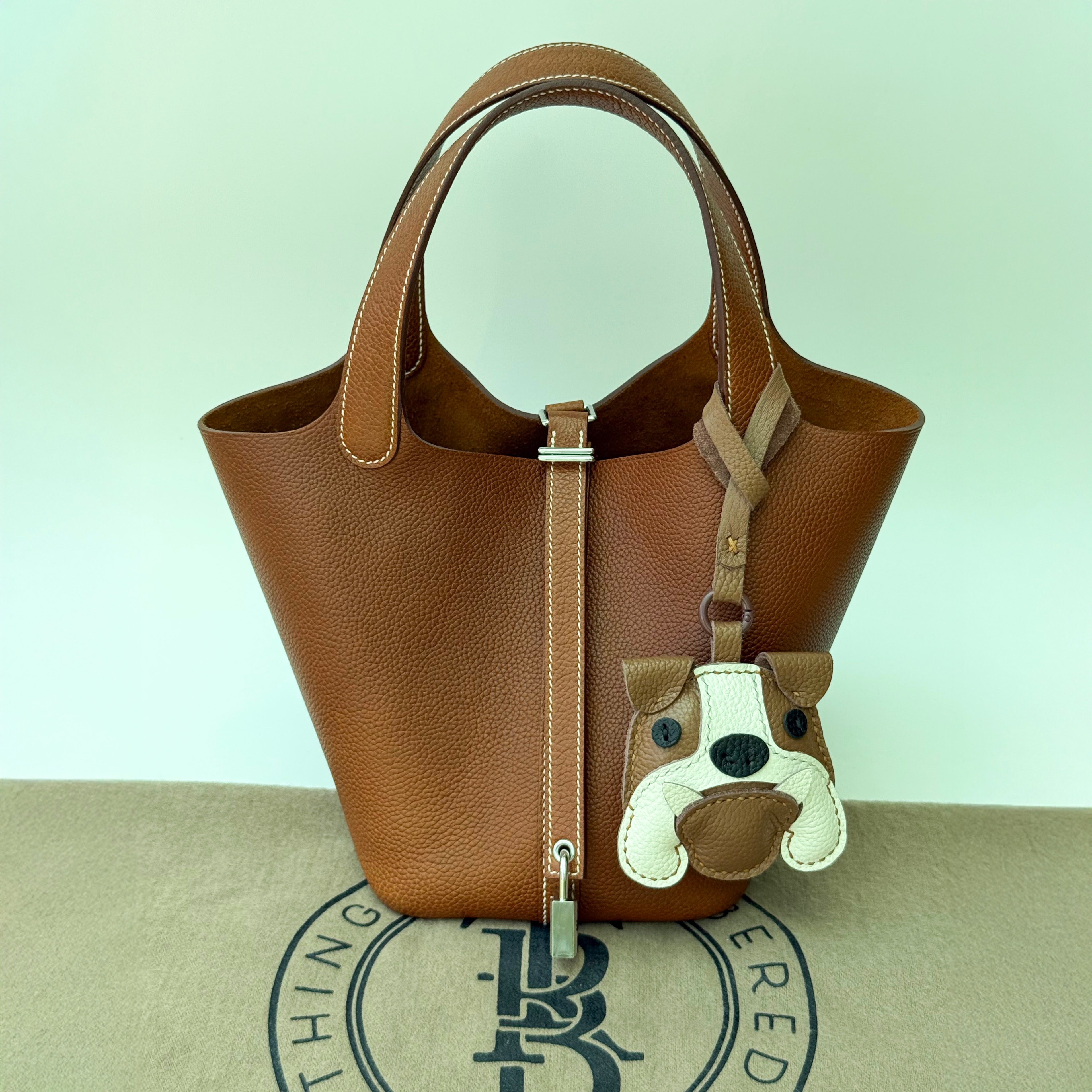 Elisabetta Slouch Bag Handstitched 18/22cm