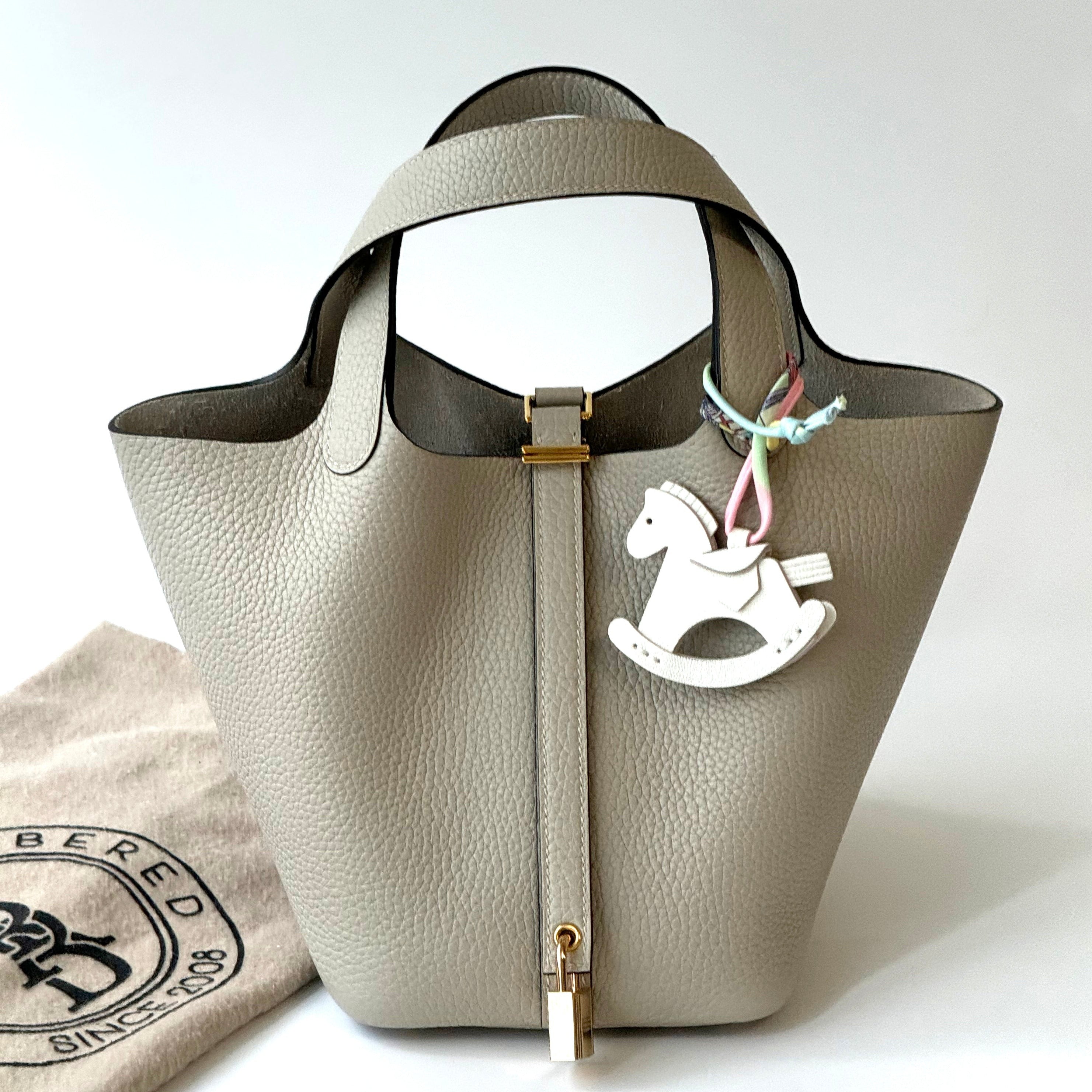 Elisabetta Slouch Bag Handstitched 18/22cm