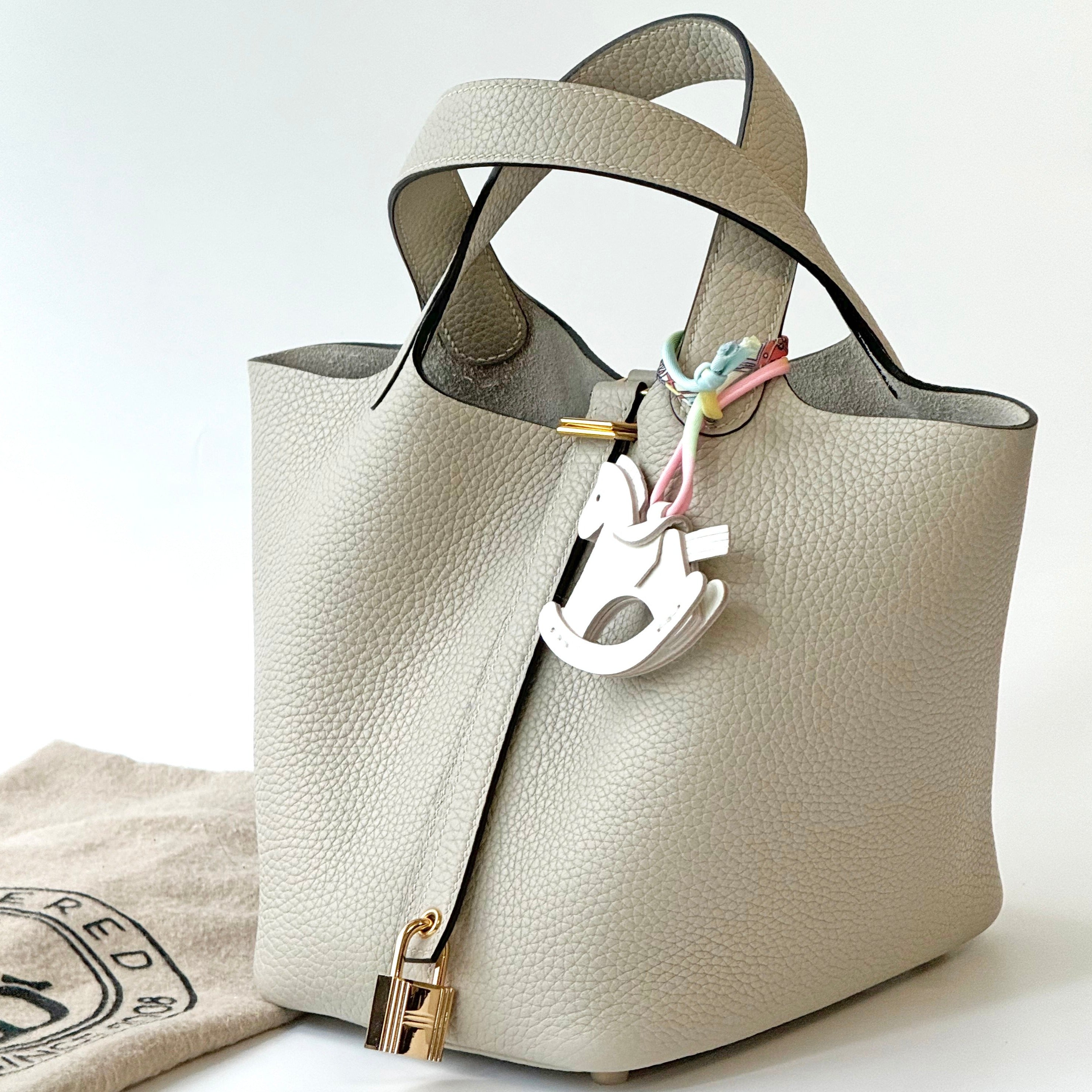 Elisabetta Slouch Bag Handstitched 18/22cm