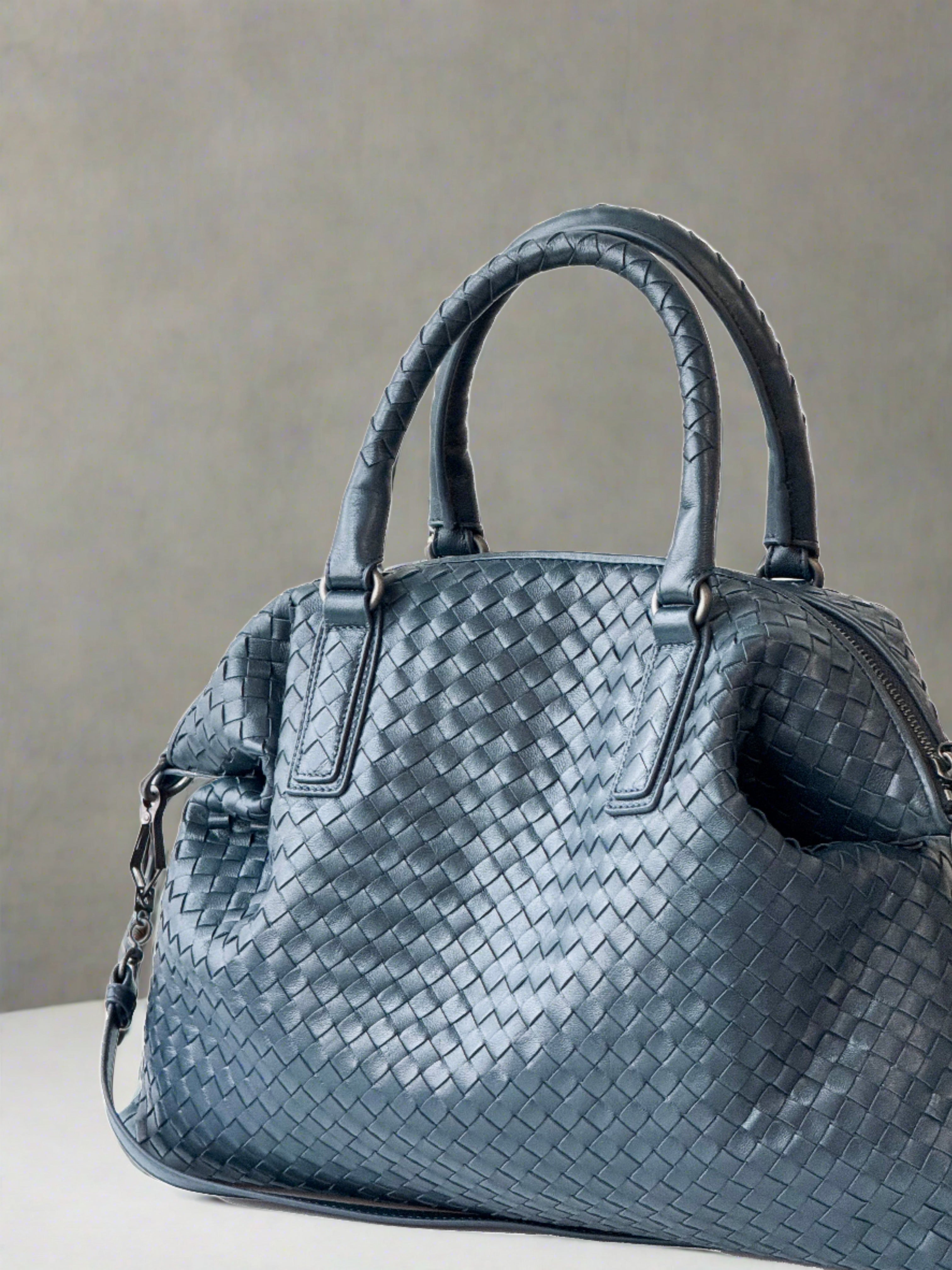 Mckenzie Medium Convertible Woven Tote Bag