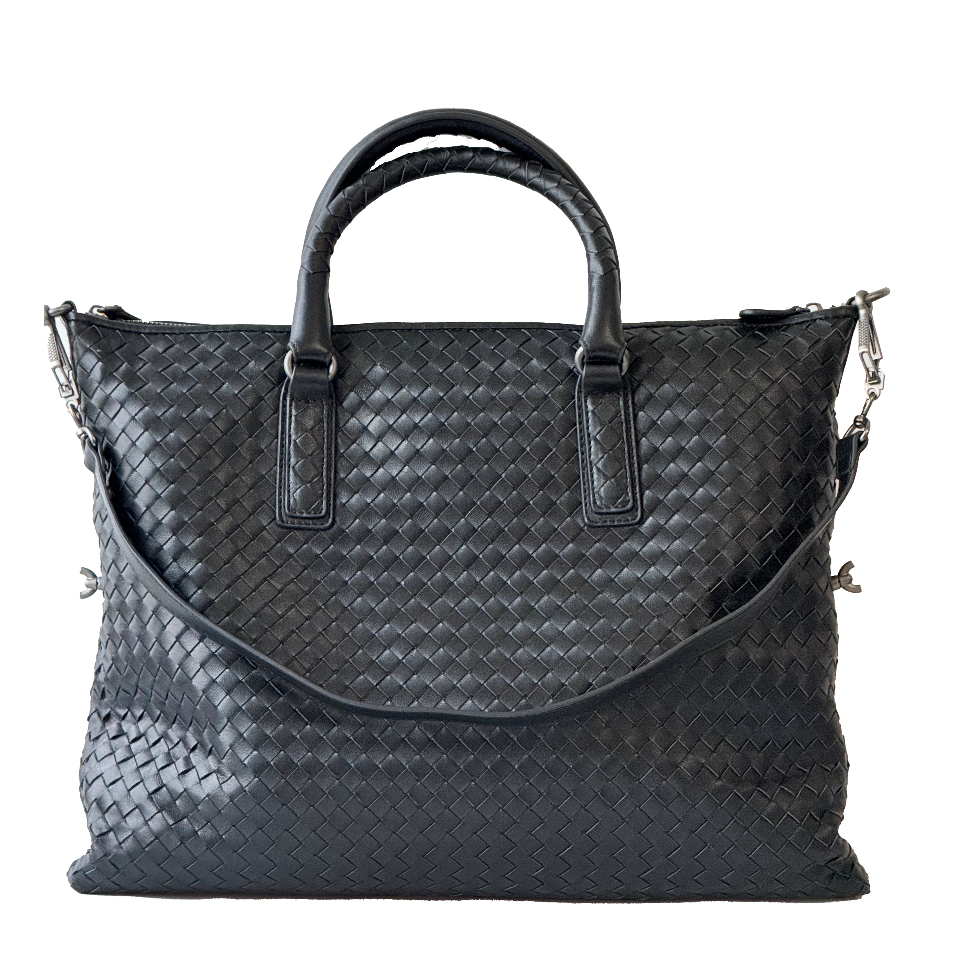Mckenzie Medium Convertible Woven Tote Bag