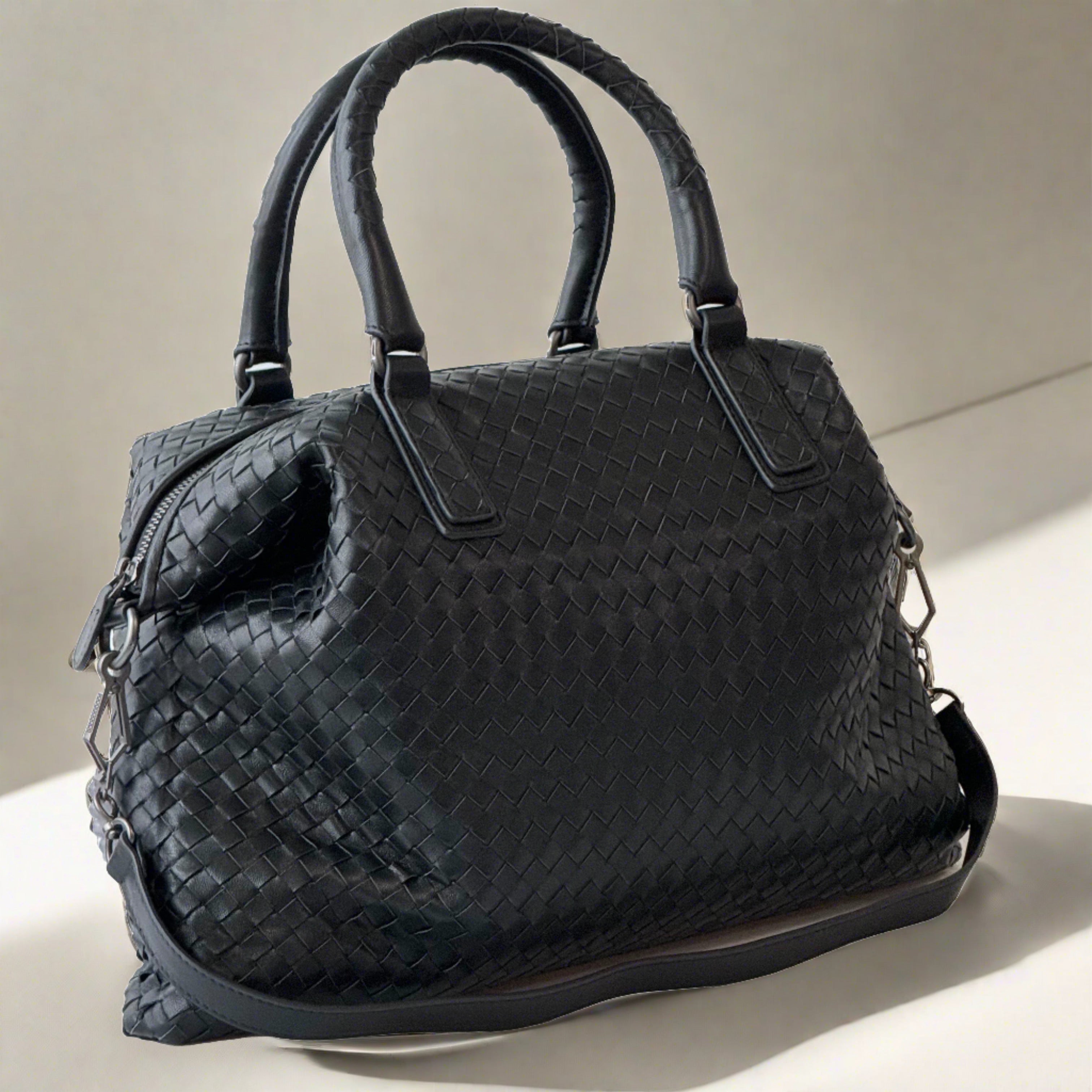 Mckenzie Medium Convertible Woven Tote Bag