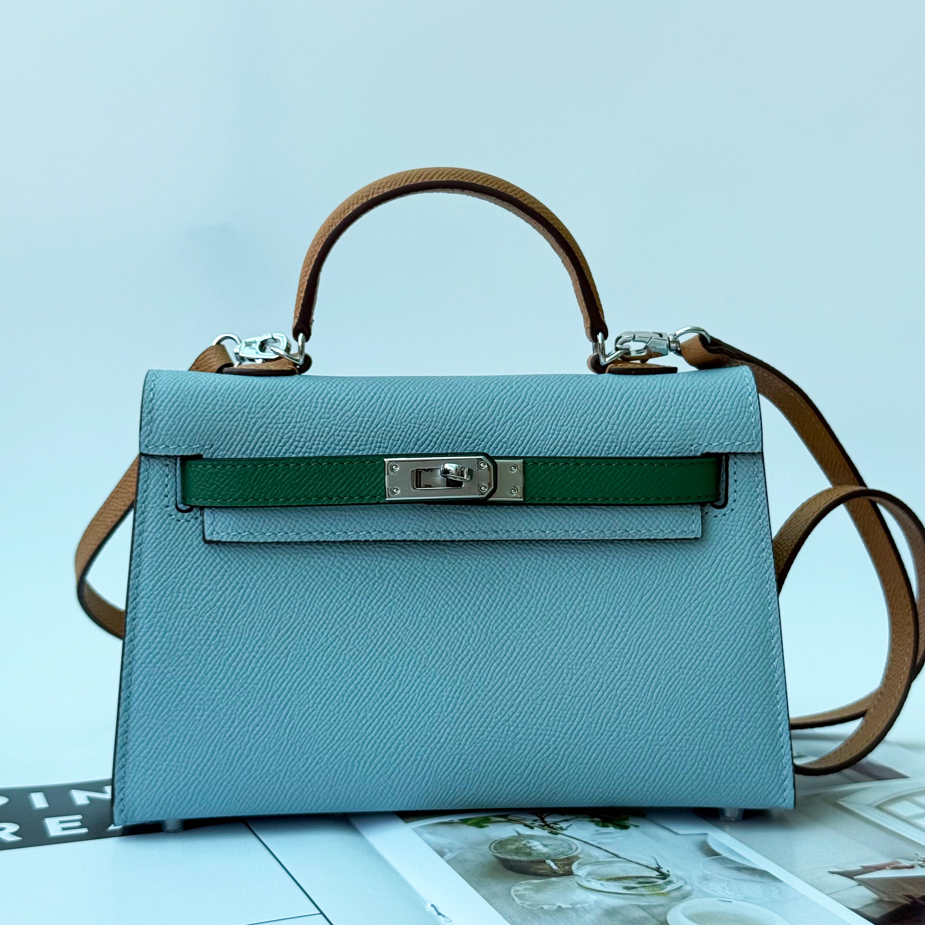 Grace Satchel - Premium Leather (Mini 20cm/Pouchette 22cm)