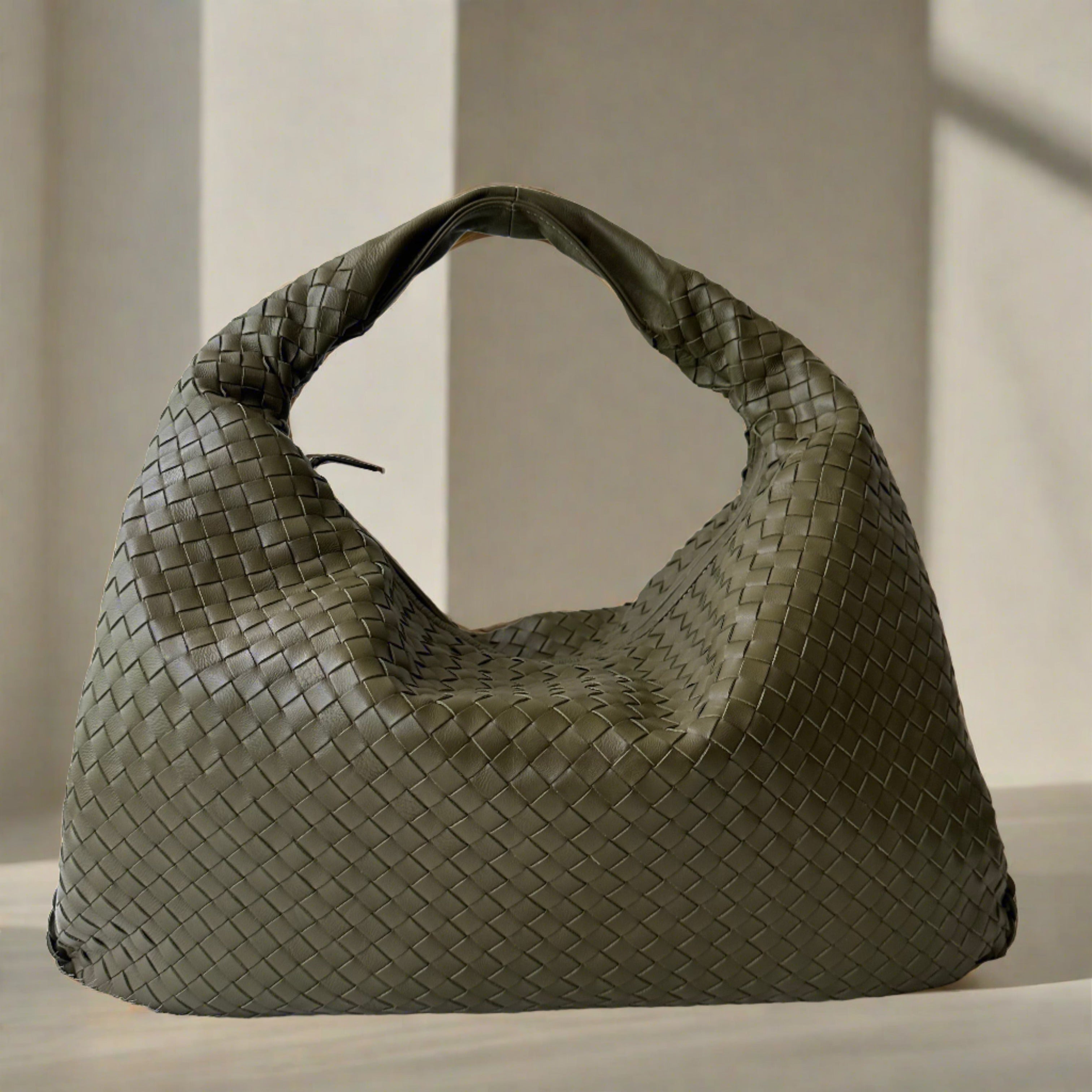 McKenzie Woven Hobo Bag