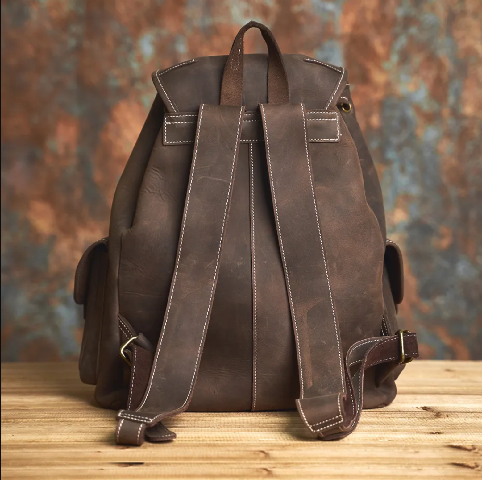 Reporter Leather Backpack