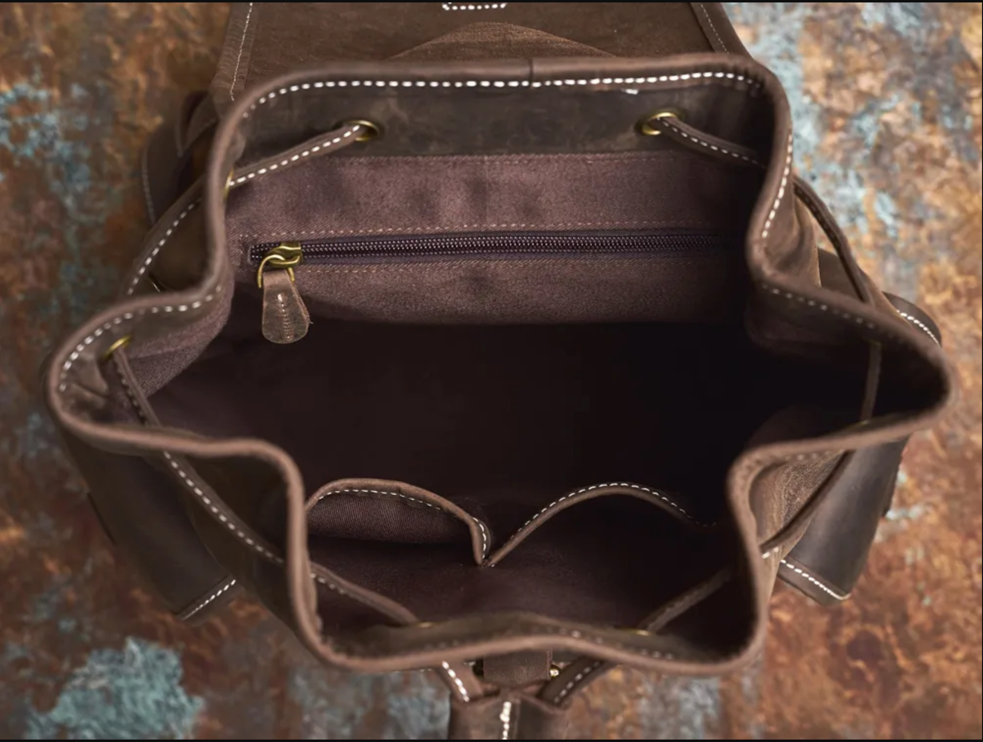 Reporter Leather Backpack