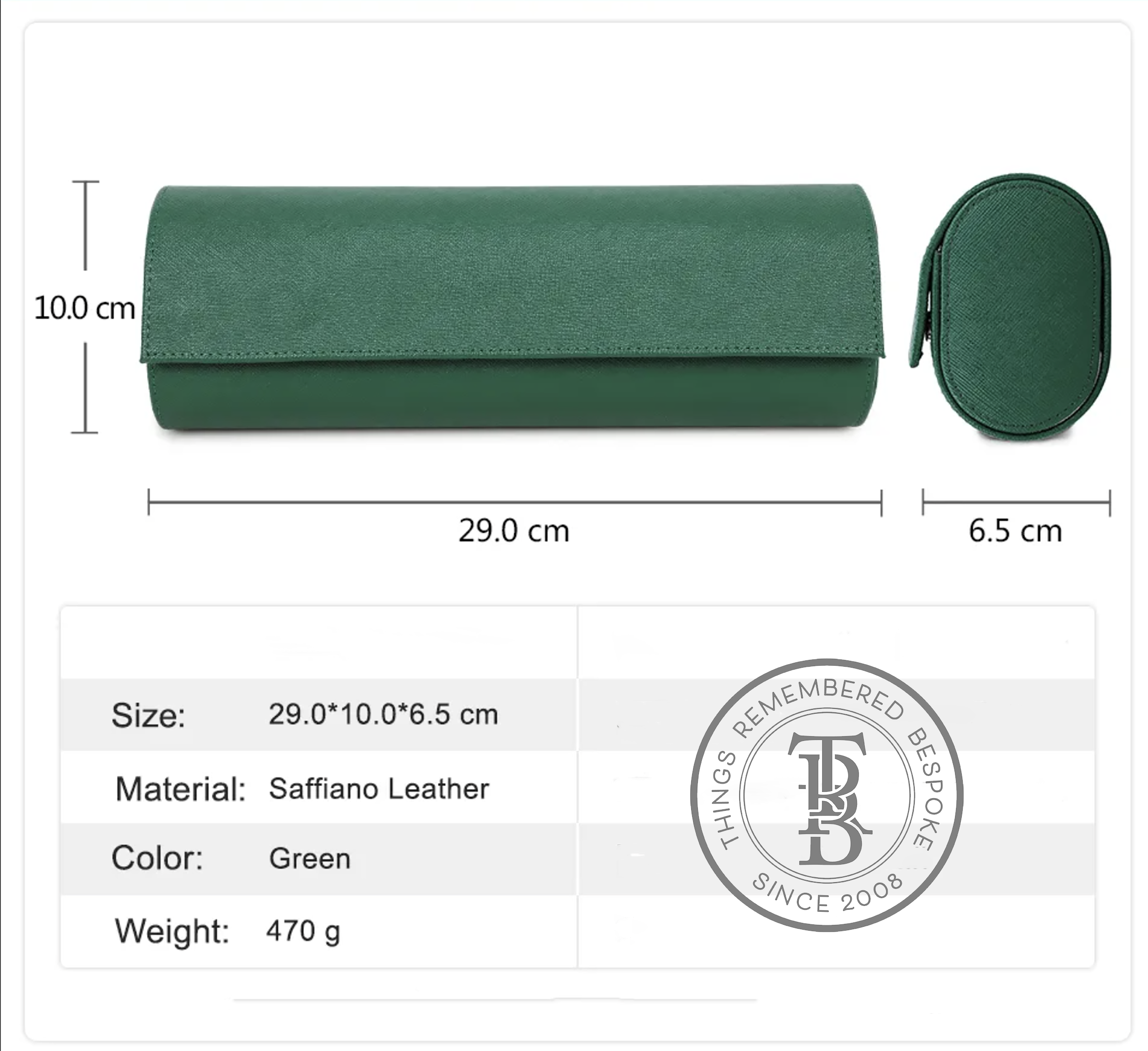 4 Slots Watch Roll Holder