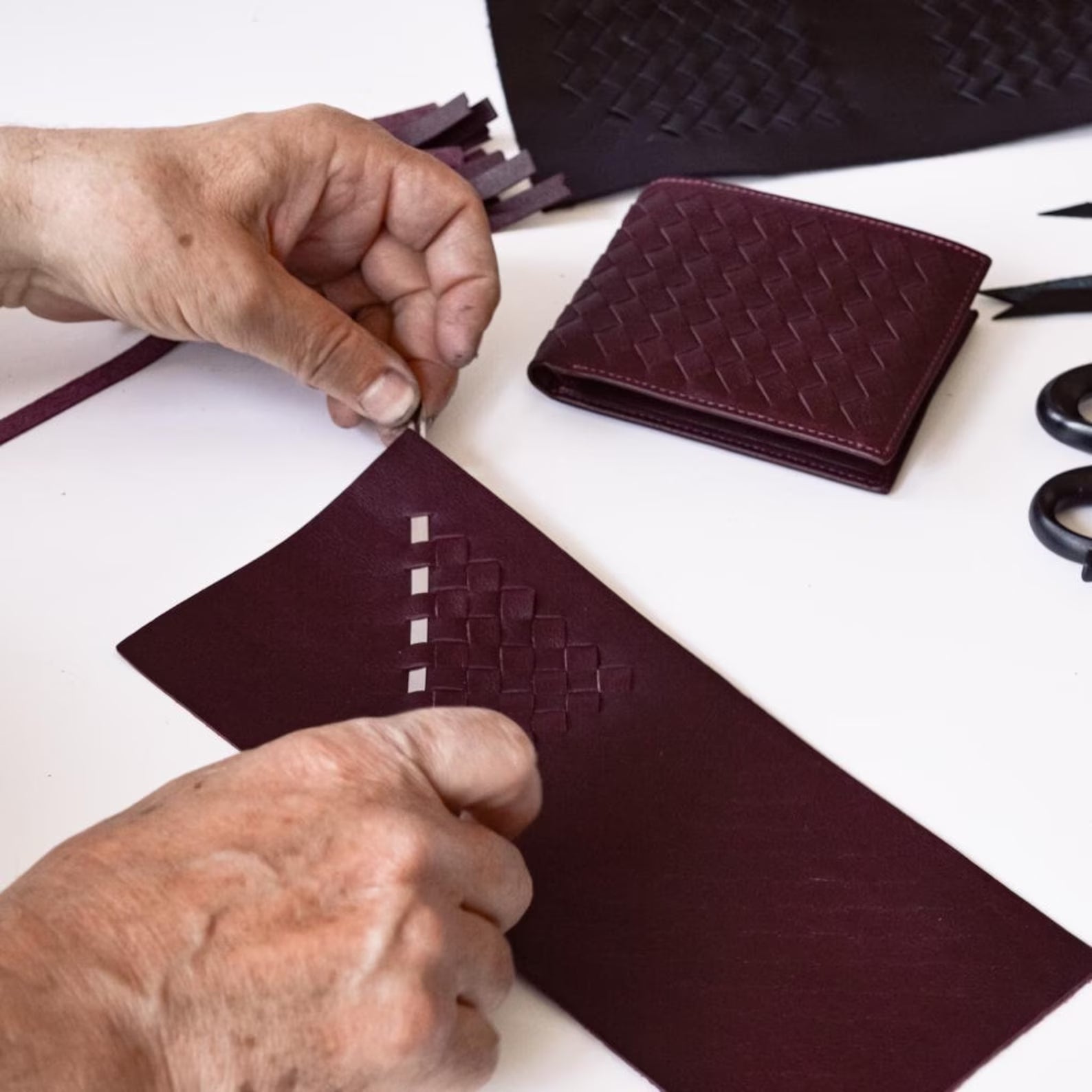 McKenzie Bill Clip Handwoven Wallet