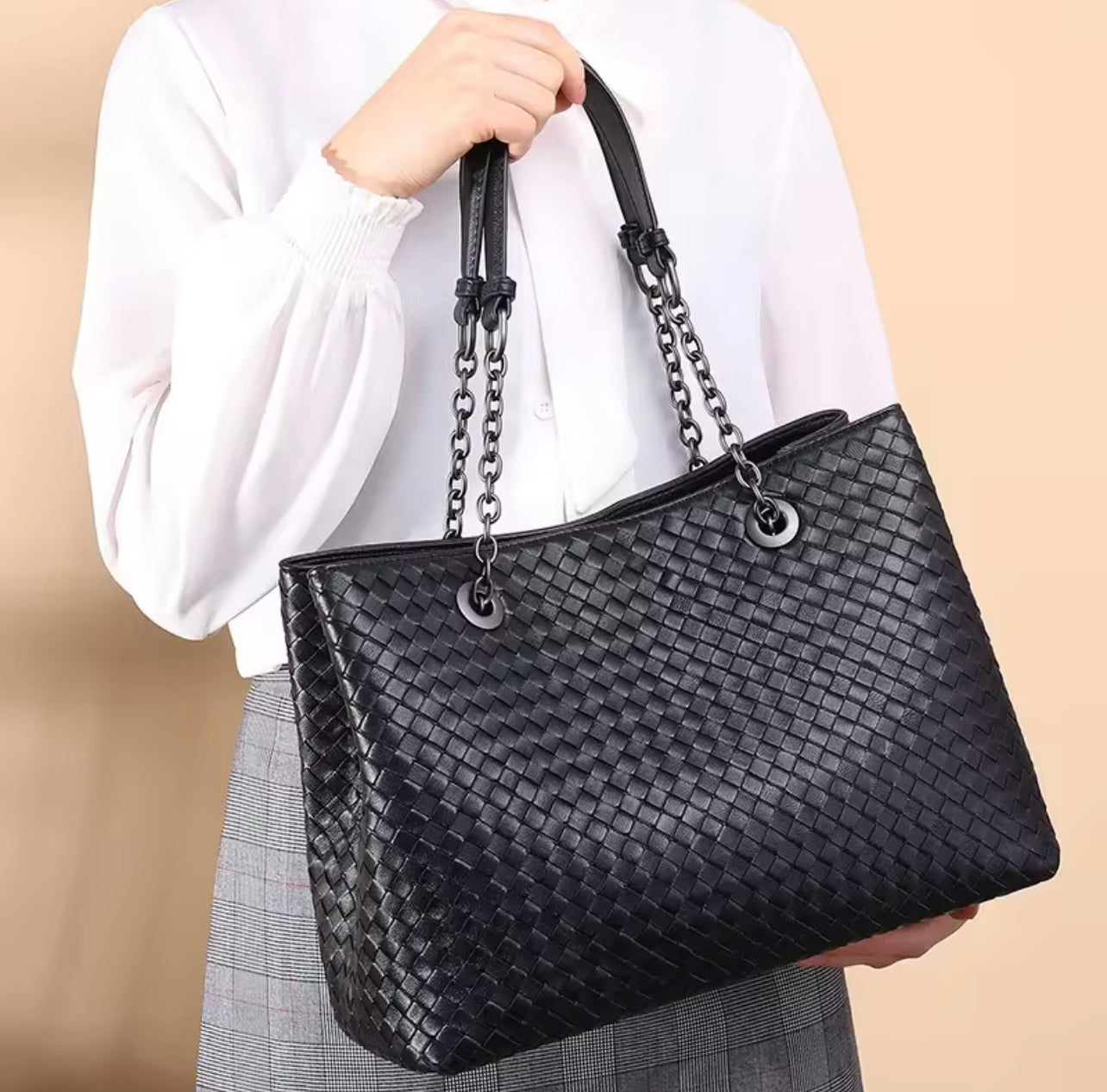 McKenzie Double Chain Tote