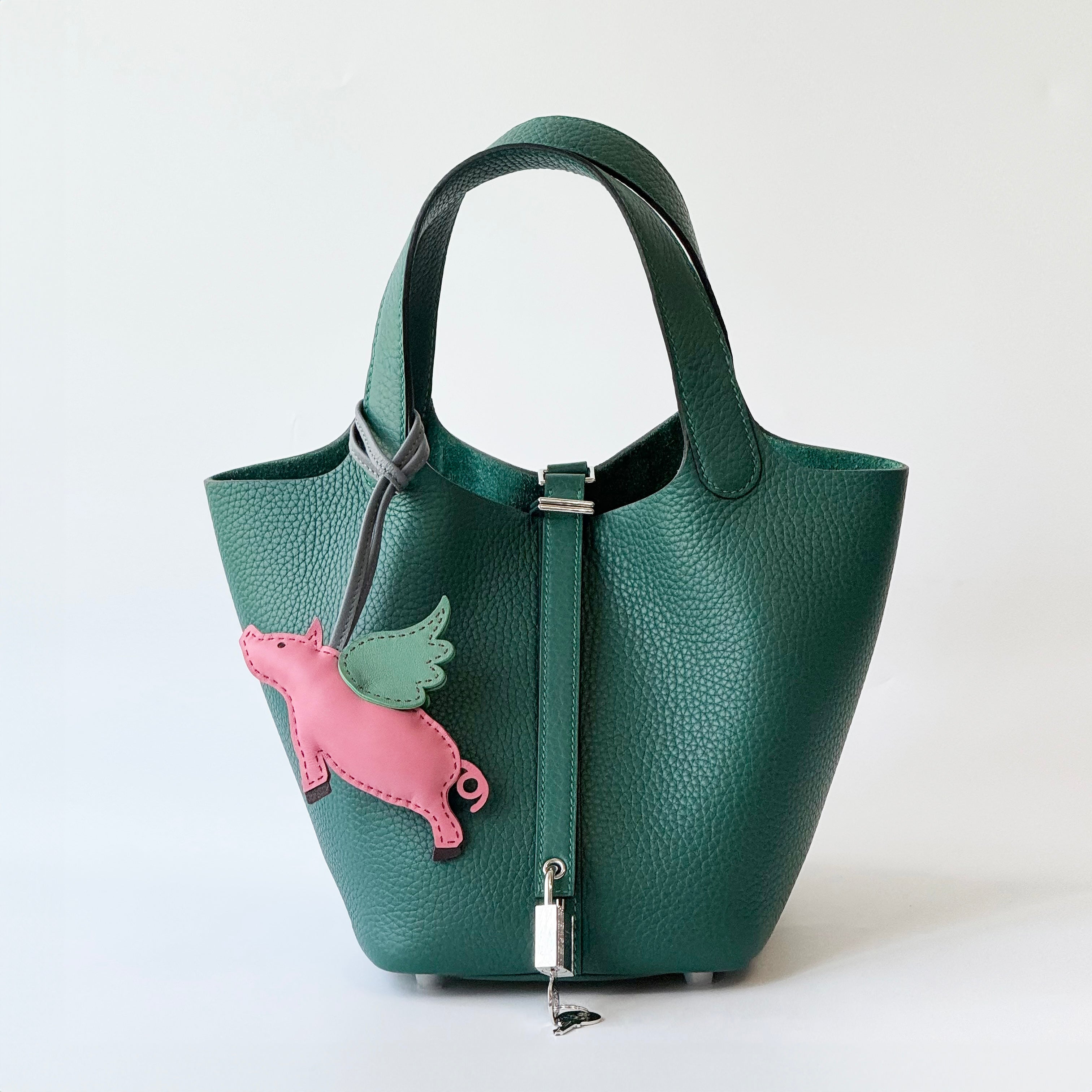 Elisabetta Slouch Bag Handstitched 18/22cm