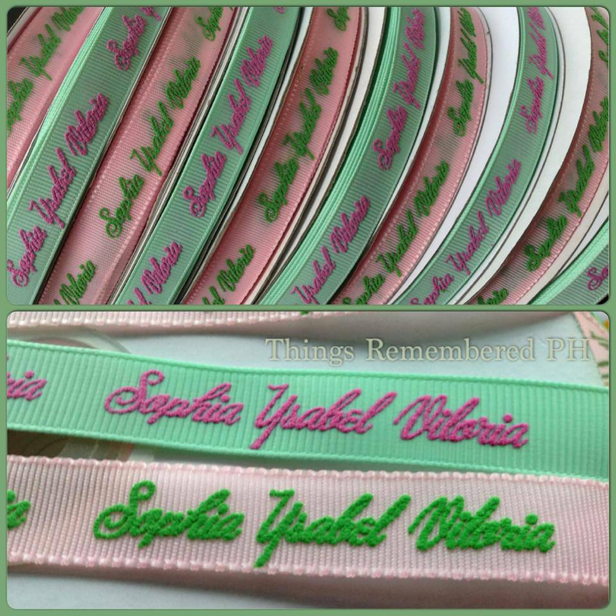 1/2 Embossed Grossgrain Ribbons