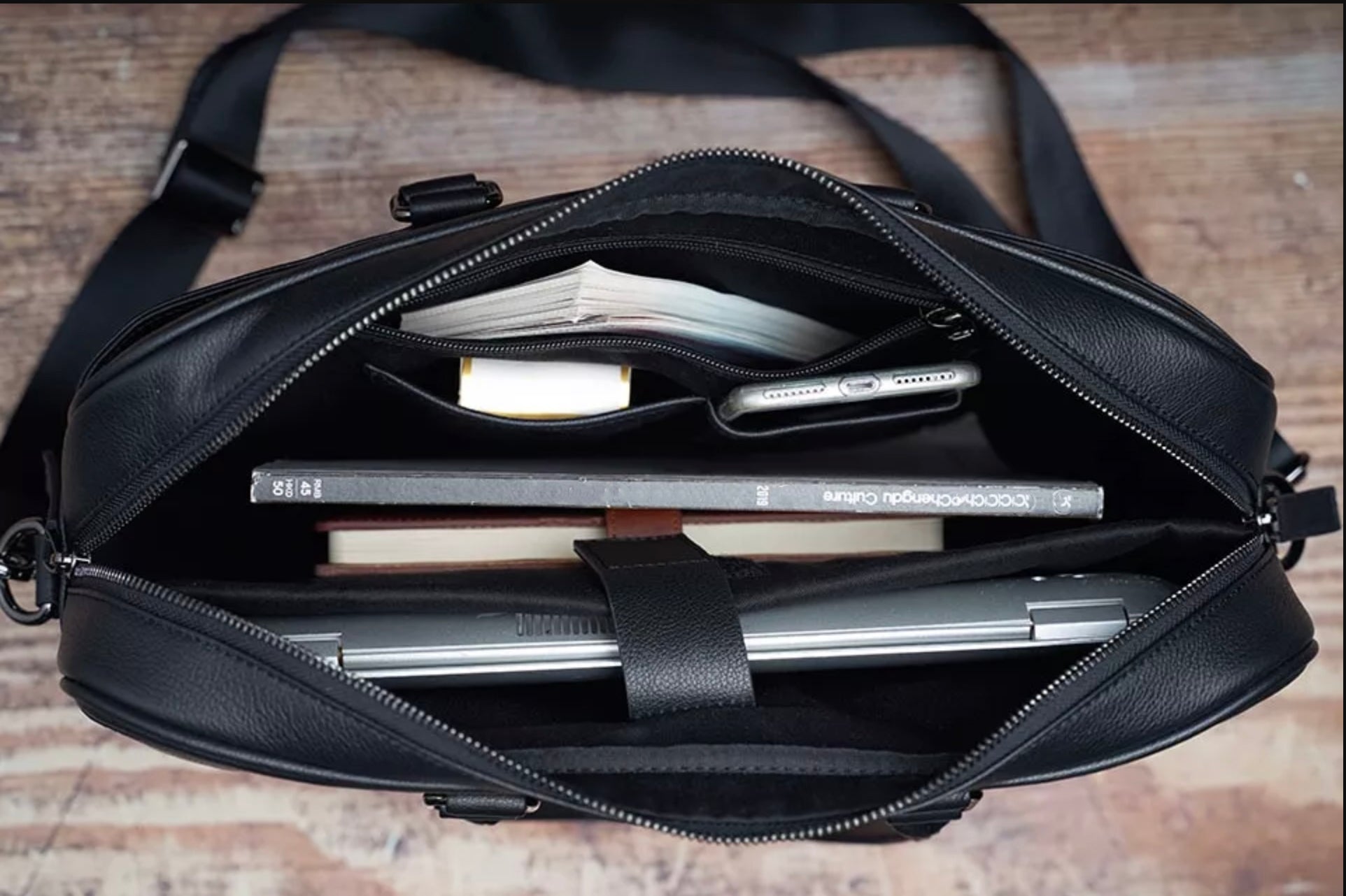 Beckett Leather Briefcase