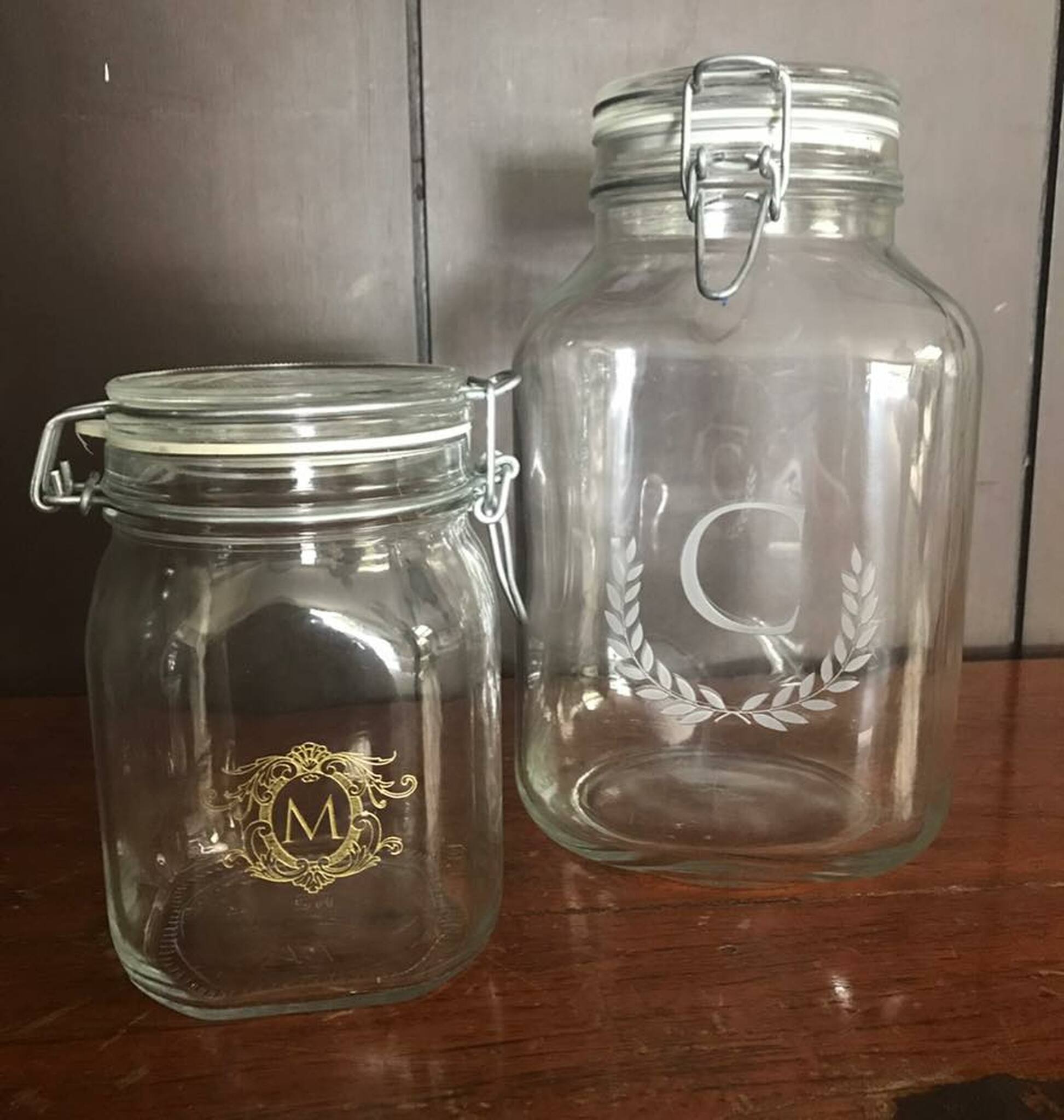 1L Bespoke Etched Jar