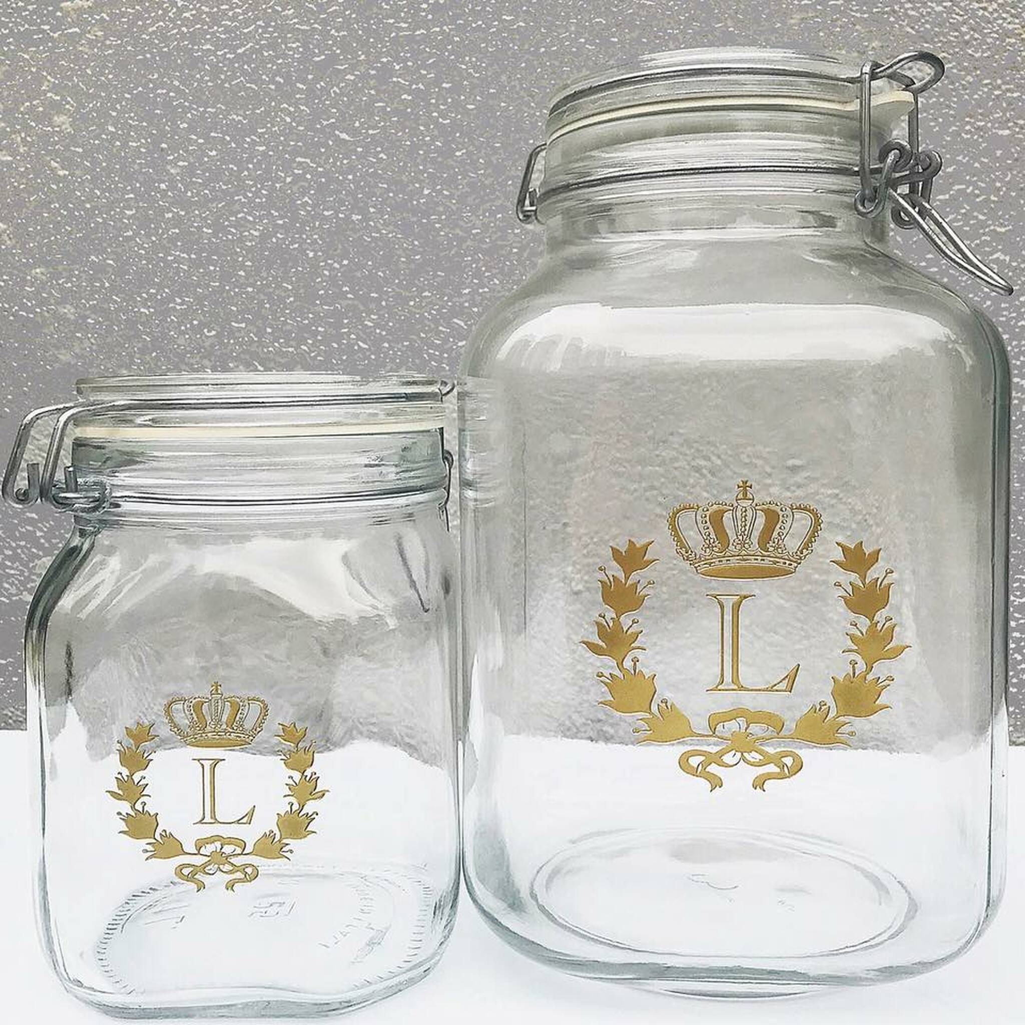 1L Bespoke Etched Jar