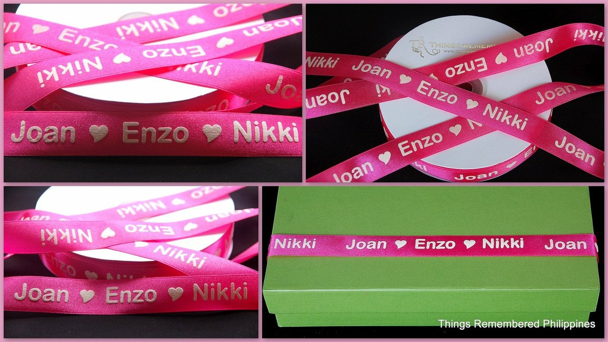 1in Embossed Satin Ribbon