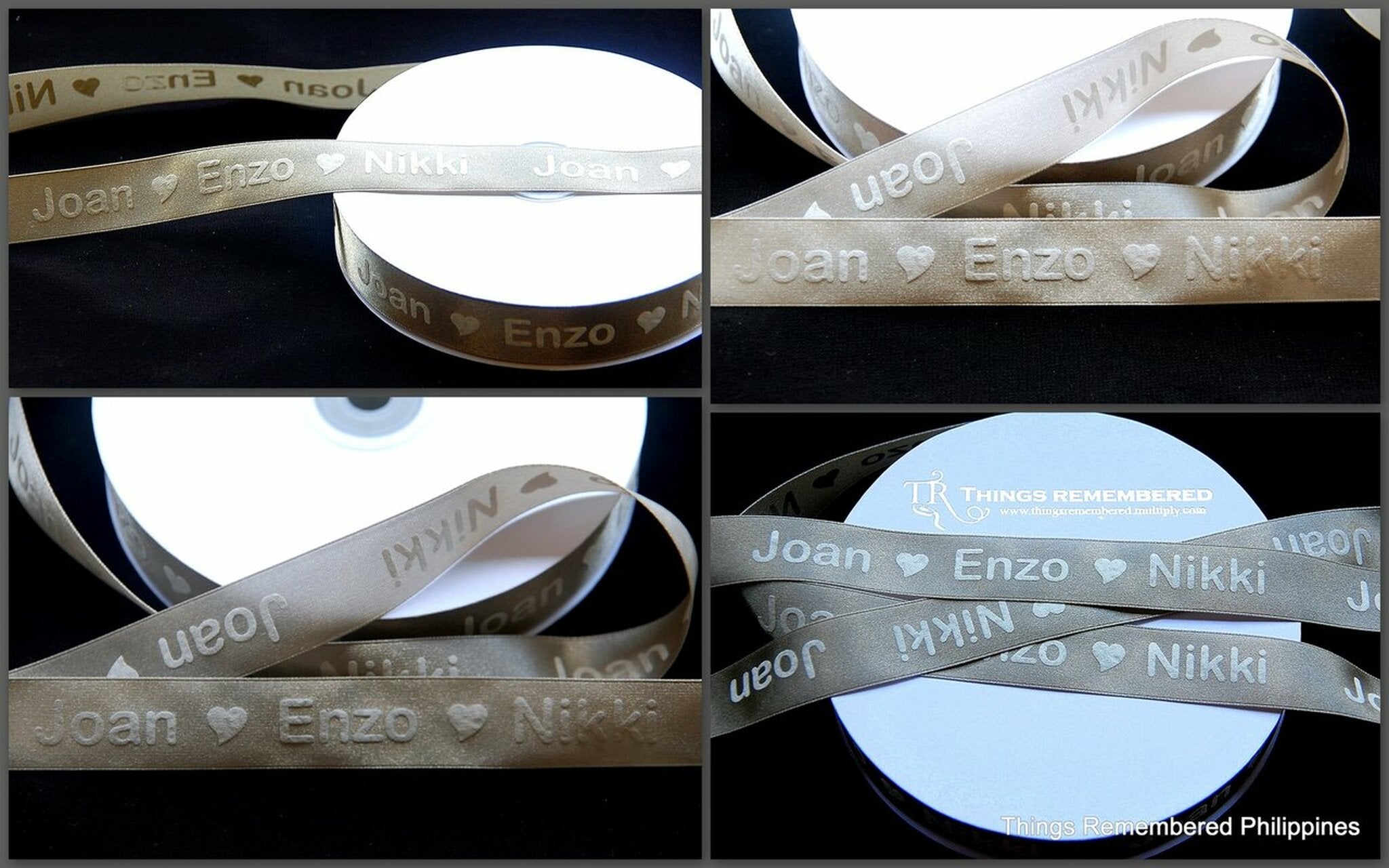 1in Embossed Satin Ribbon