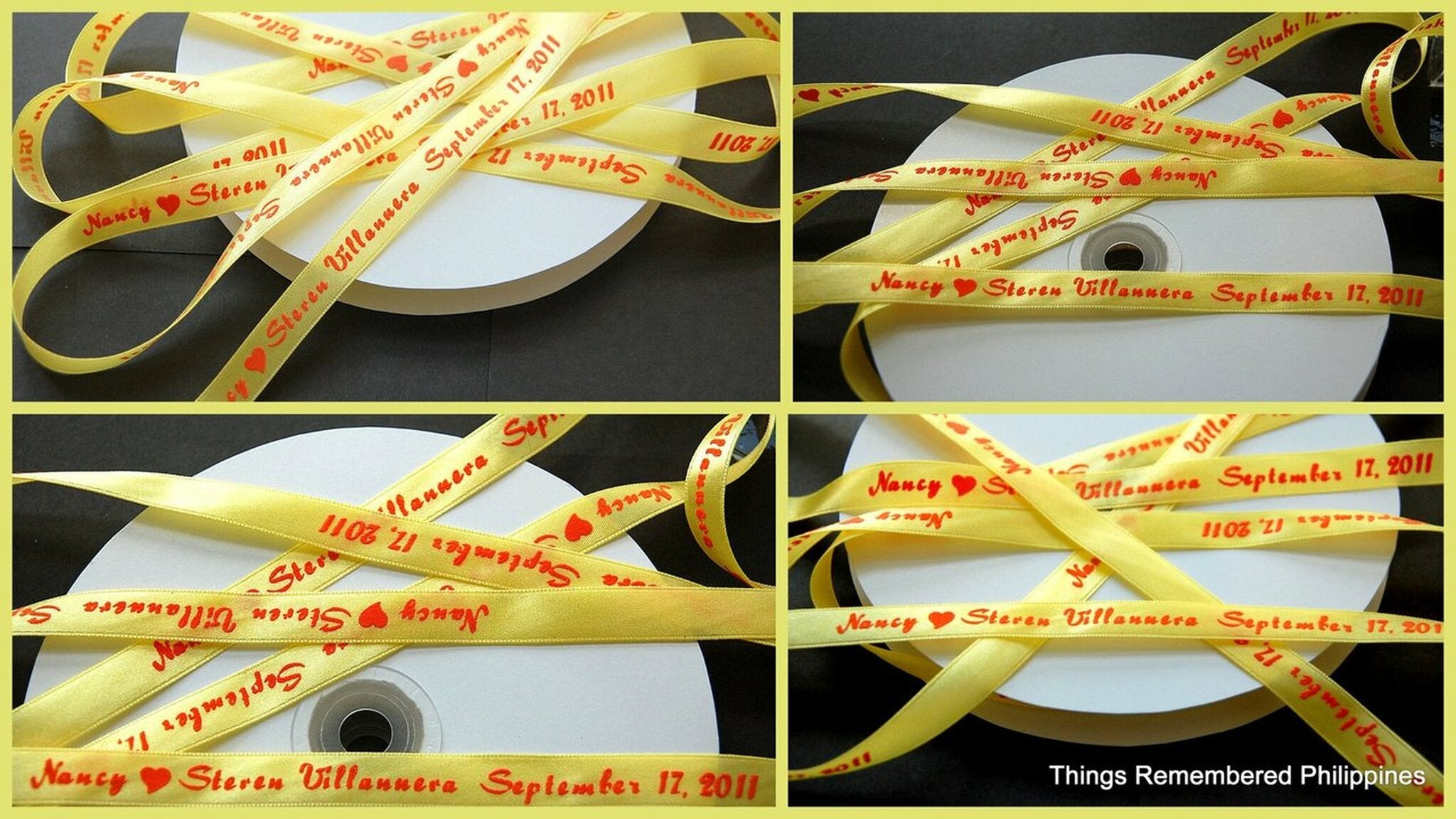 1in Embossed Satin Ribbon