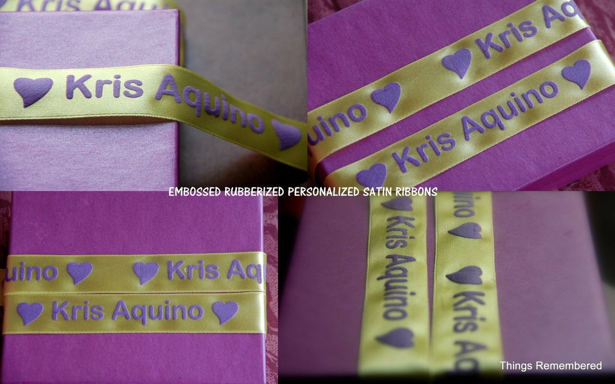 1in Embossed Satin Ribbon