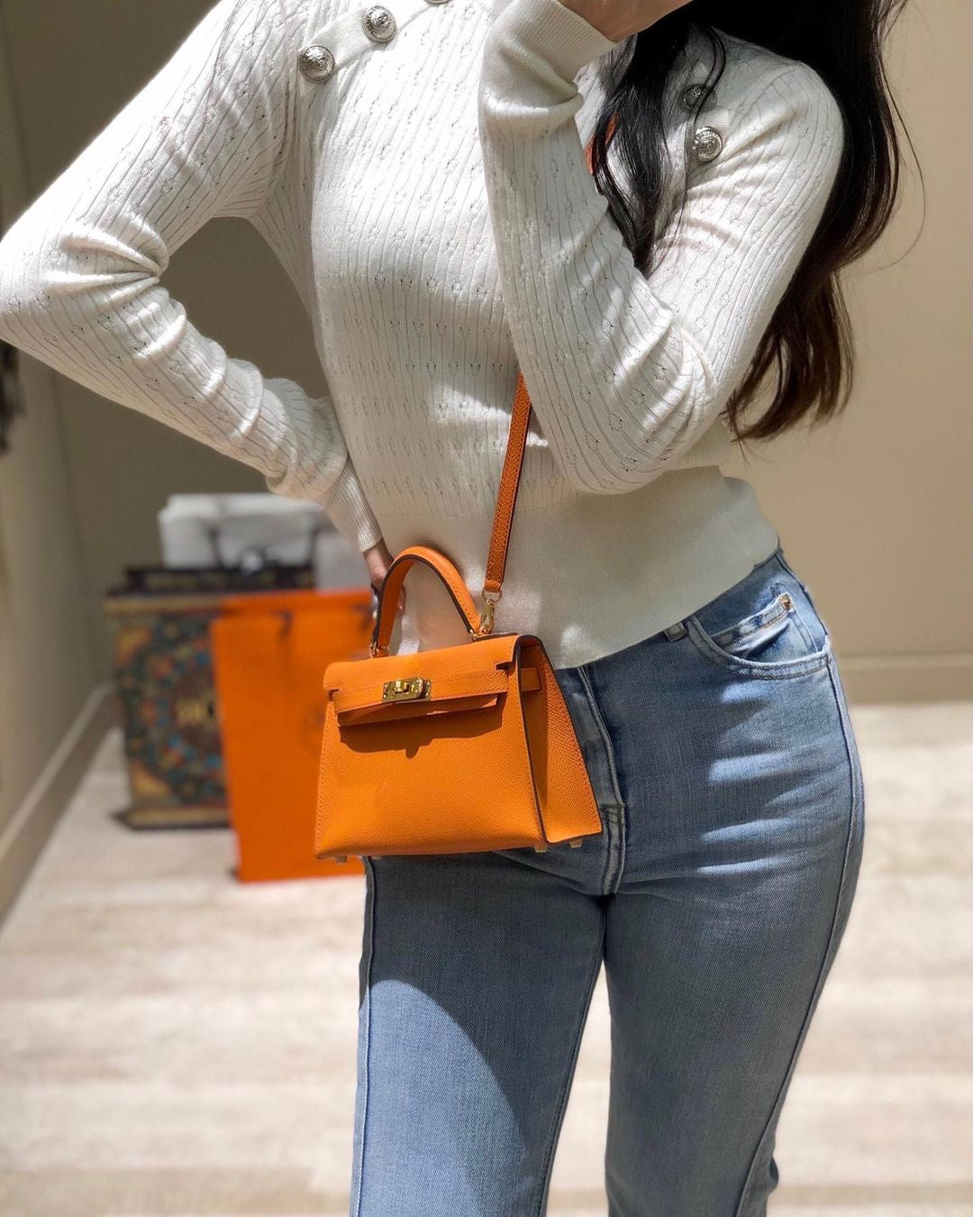 Grace Satchel - Premium Leather (Mini 20cm/Pouchette 22cm)